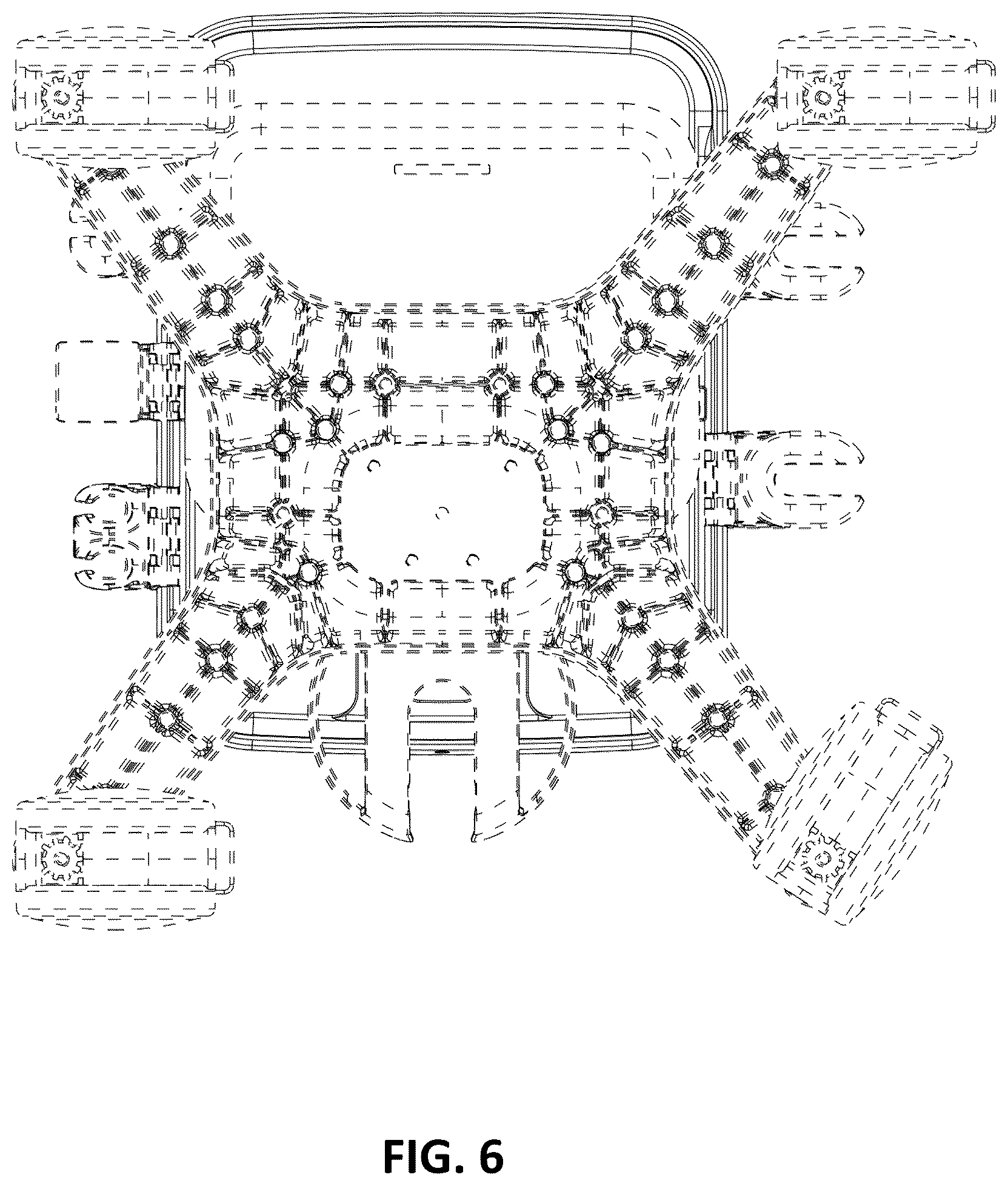 Patent USD1124351 Figure 6 – Handle of a medical trolley