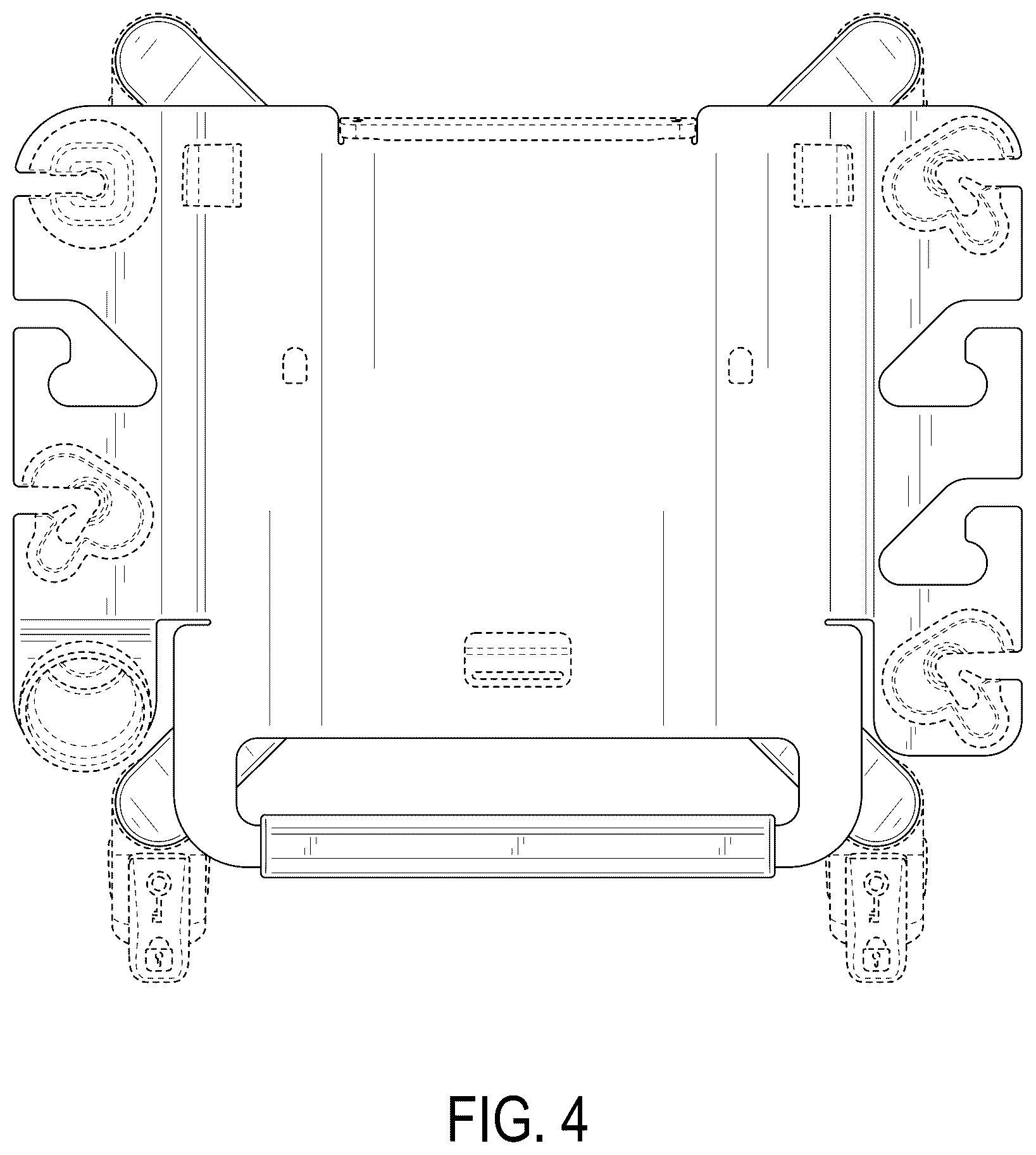Patent USD1124352 Figure 4 – Medical imaging cart