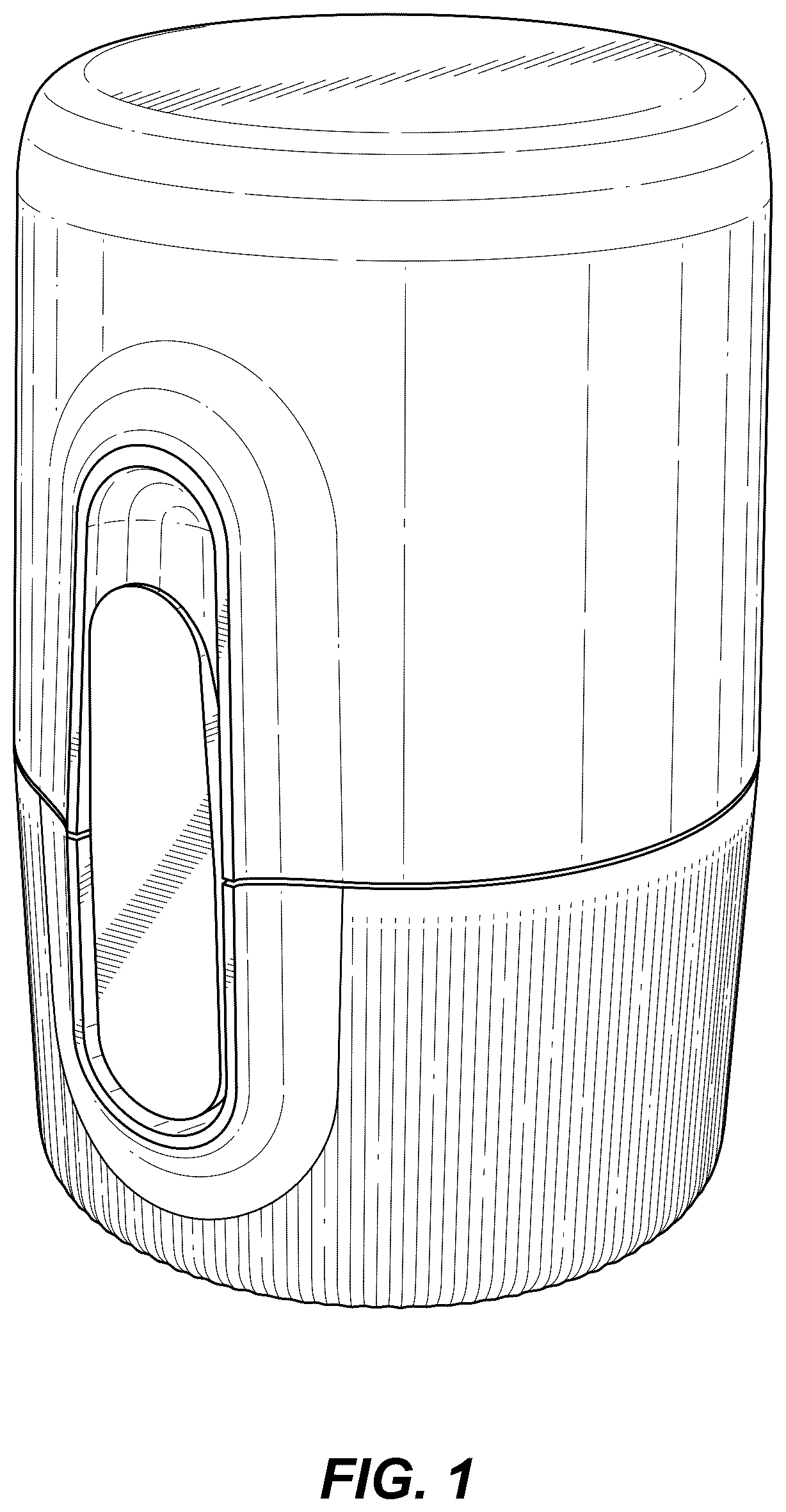 Patent USD1124353 — Applicator for transcutaneous analyte sensor — Figure 1