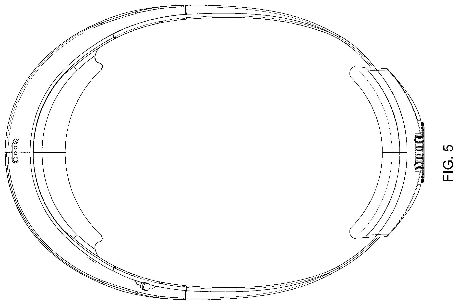 Patent USD1124354 Figure 5 – Brainwave reading apparatus