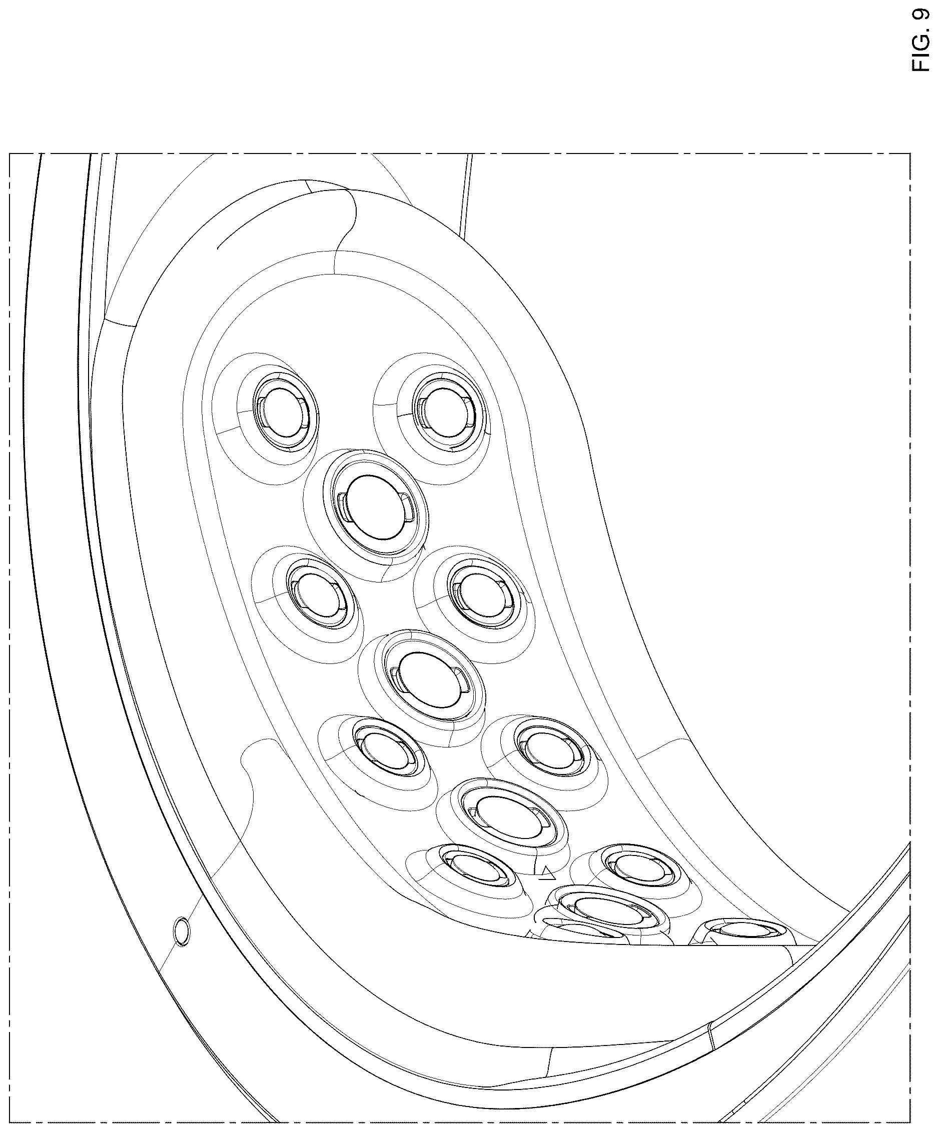 Patent USD1124354 Figure 9 – Brainwave reading apparatus