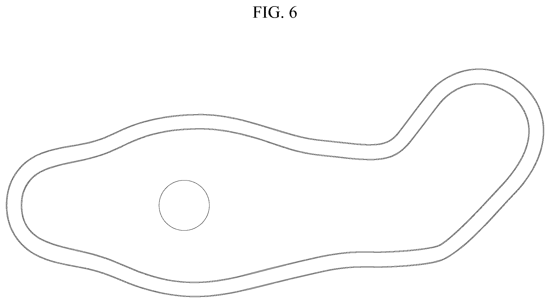 Patent USD1124356 Figure 6 – Electrode patch for biological signal measurement