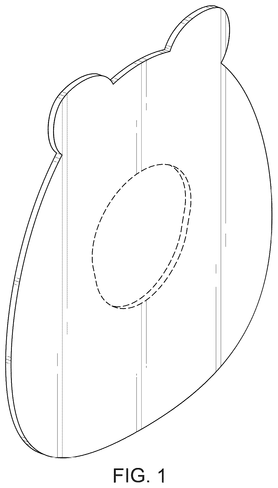 Patent USD1124360 Figure 1 – Animal-head-shaped medical patch