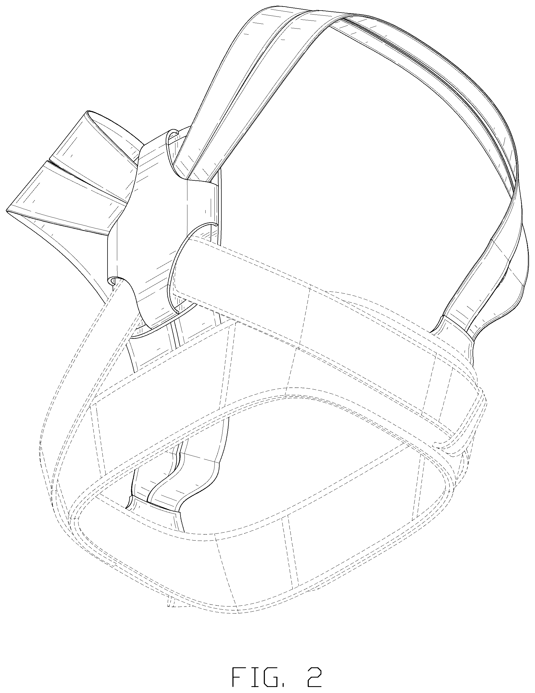 Patent USD1124363 Figure 2 – Corrective back brace