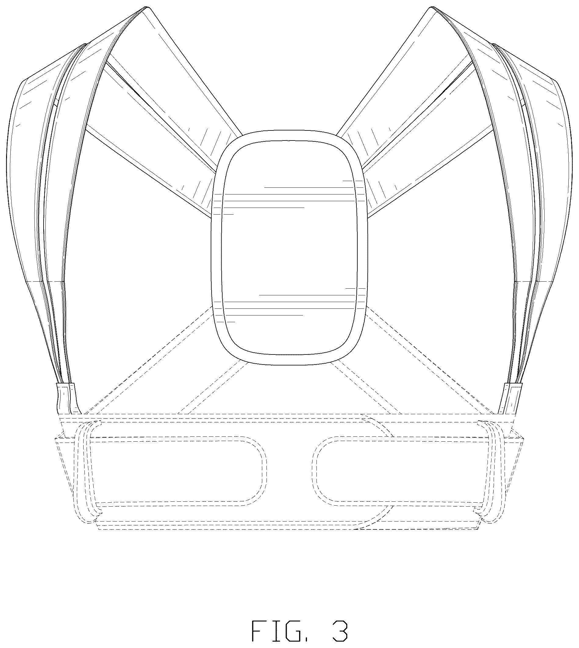 Patent USD1124363 Figure 3 – Corrective back brace