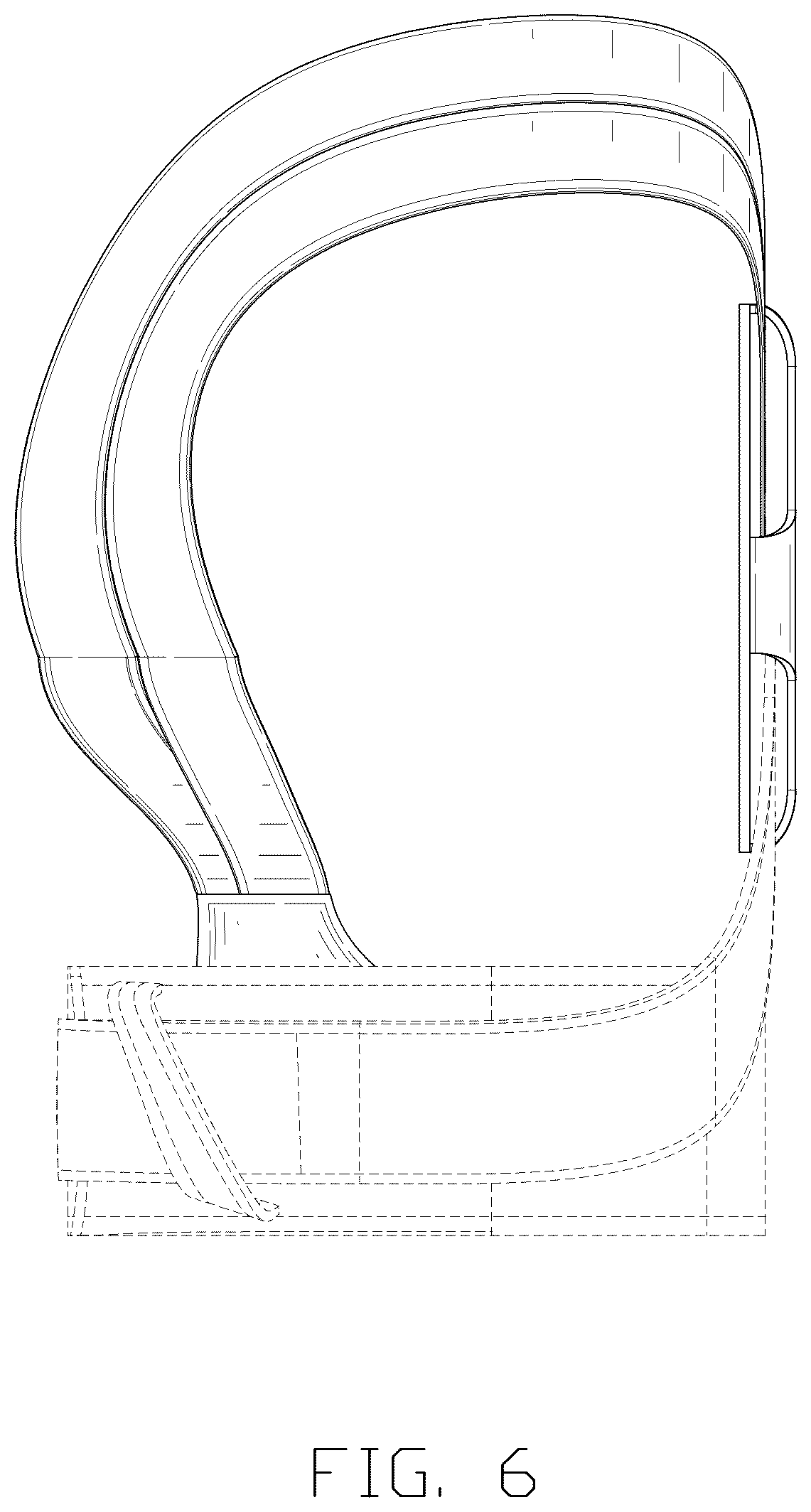 Patent USD1124363 Figure 6 – Corrective back brace