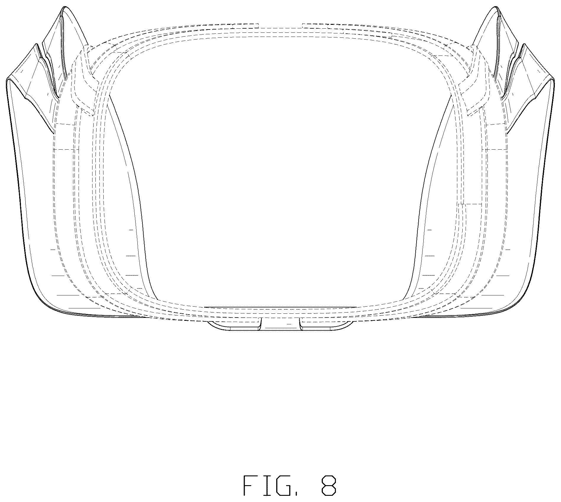 Patent USD1124363 Figure 8 – Corrective back brace