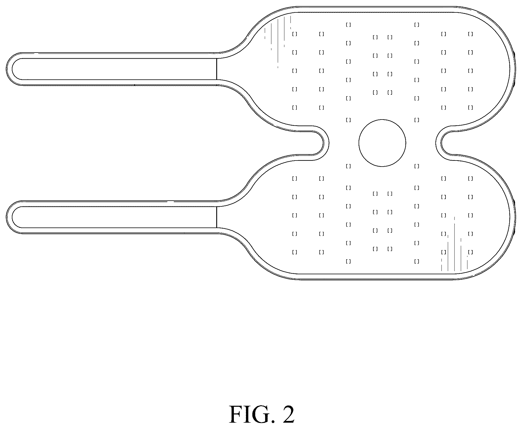 Patent USD1124365 Figure 2 – Knee therapy pad