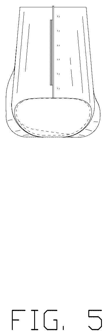 Patent USD1124366 Figure 5 – Ankle support