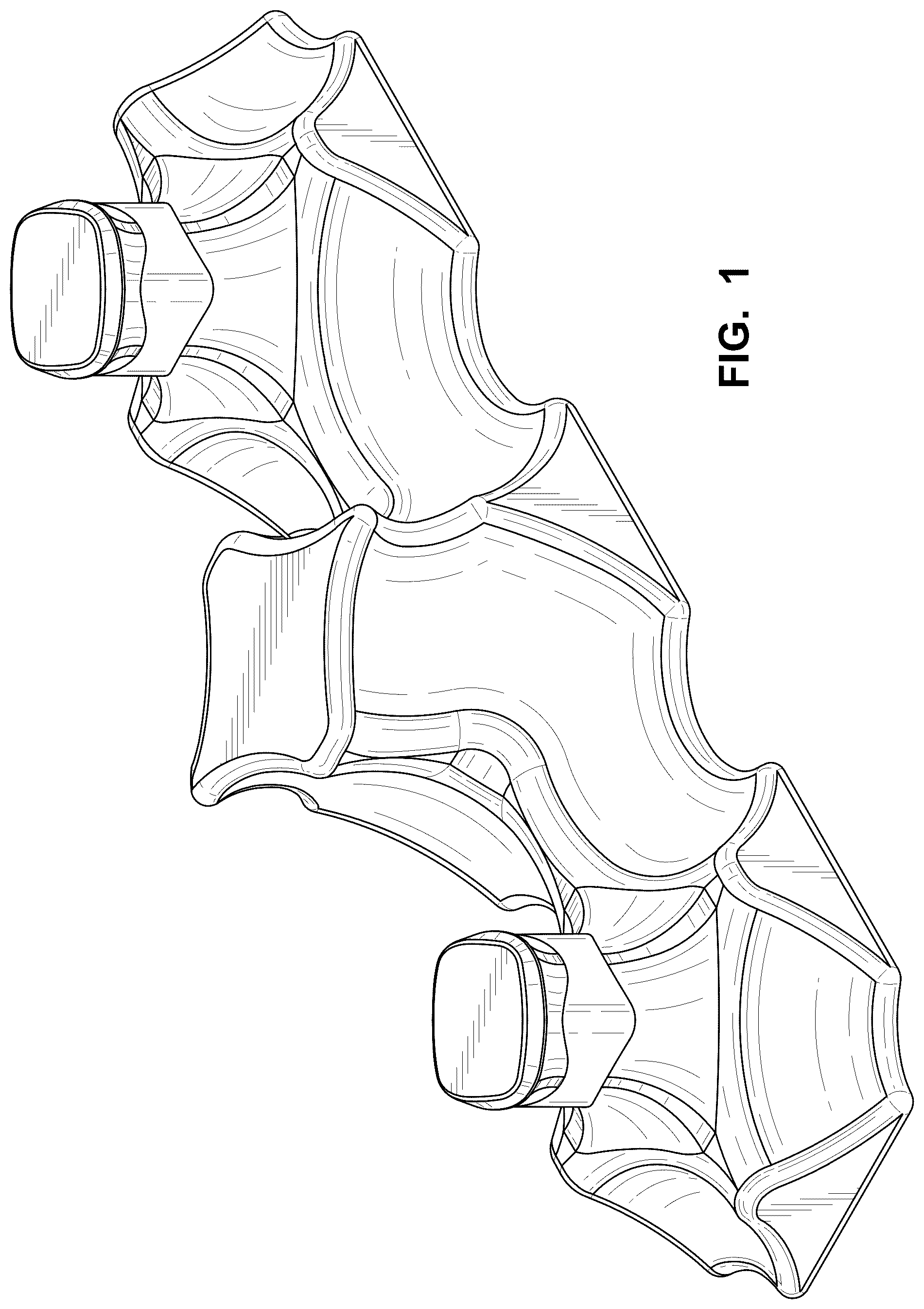 Patent USD1124370 Figure 1 – Exercising apparatus