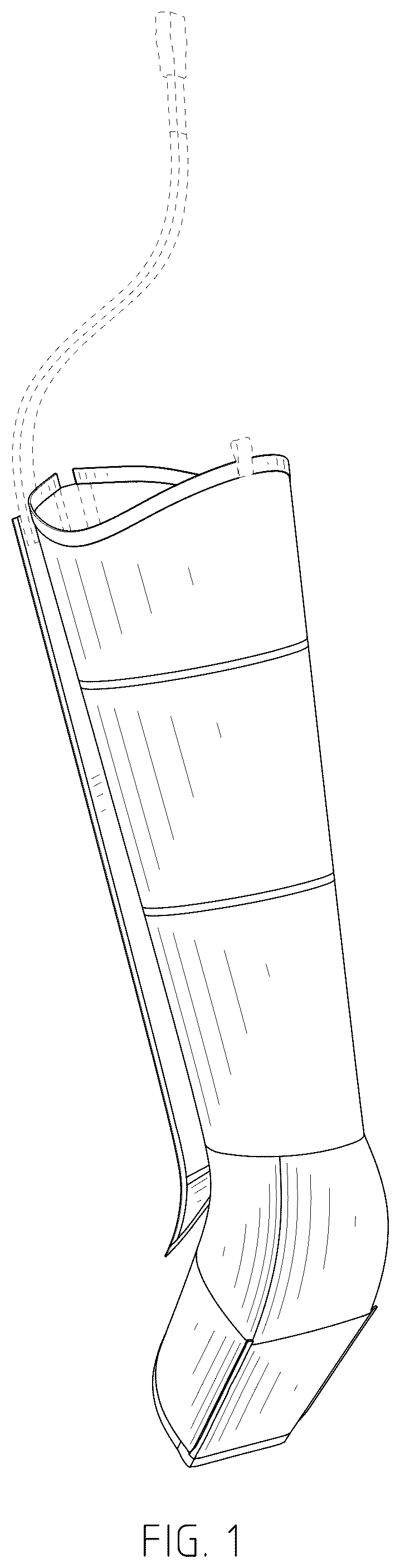 Patent USD1124371 — Air compression boot — Figure 1
