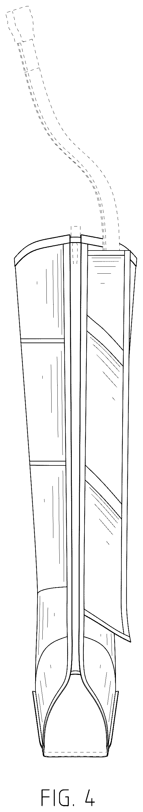 Patent USD1124371 Figure 4 – Air compression boot