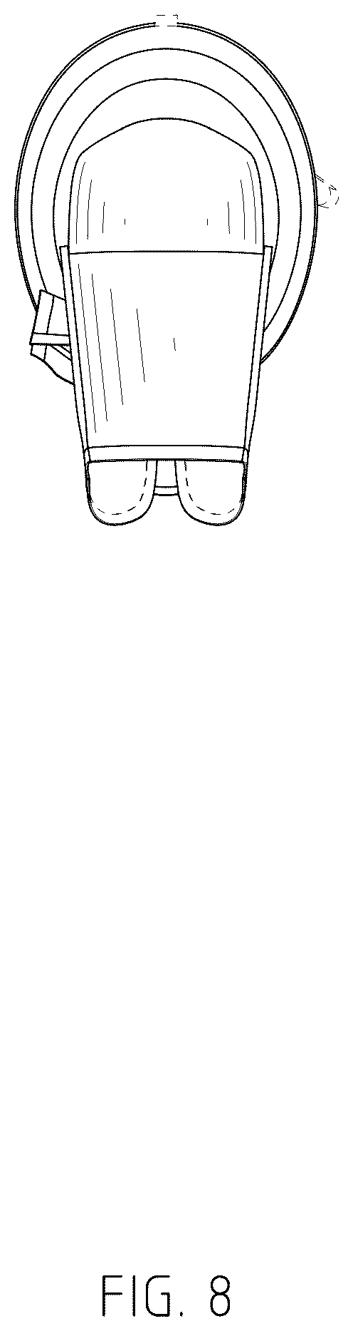 Patent USD1124371 Figure 8 – Air compression boot