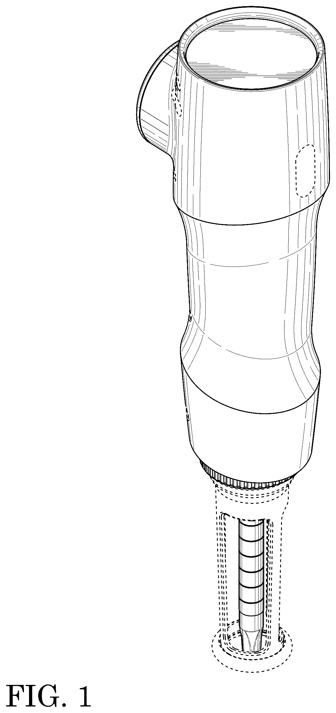 Patent USD1124372 Figure 1 – Handheld impulse treatment device