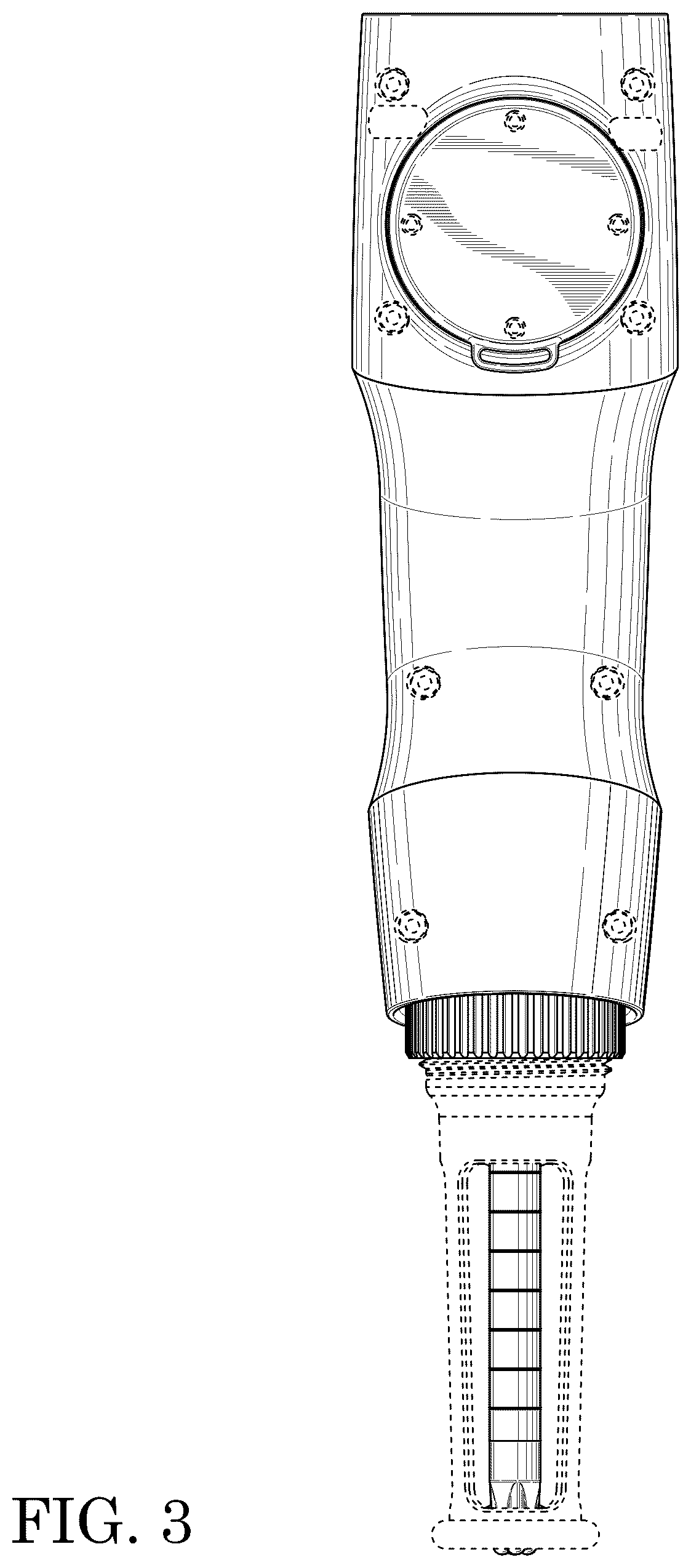 Patent USD1124372 Figure 3 – Handheld impulse treatment device