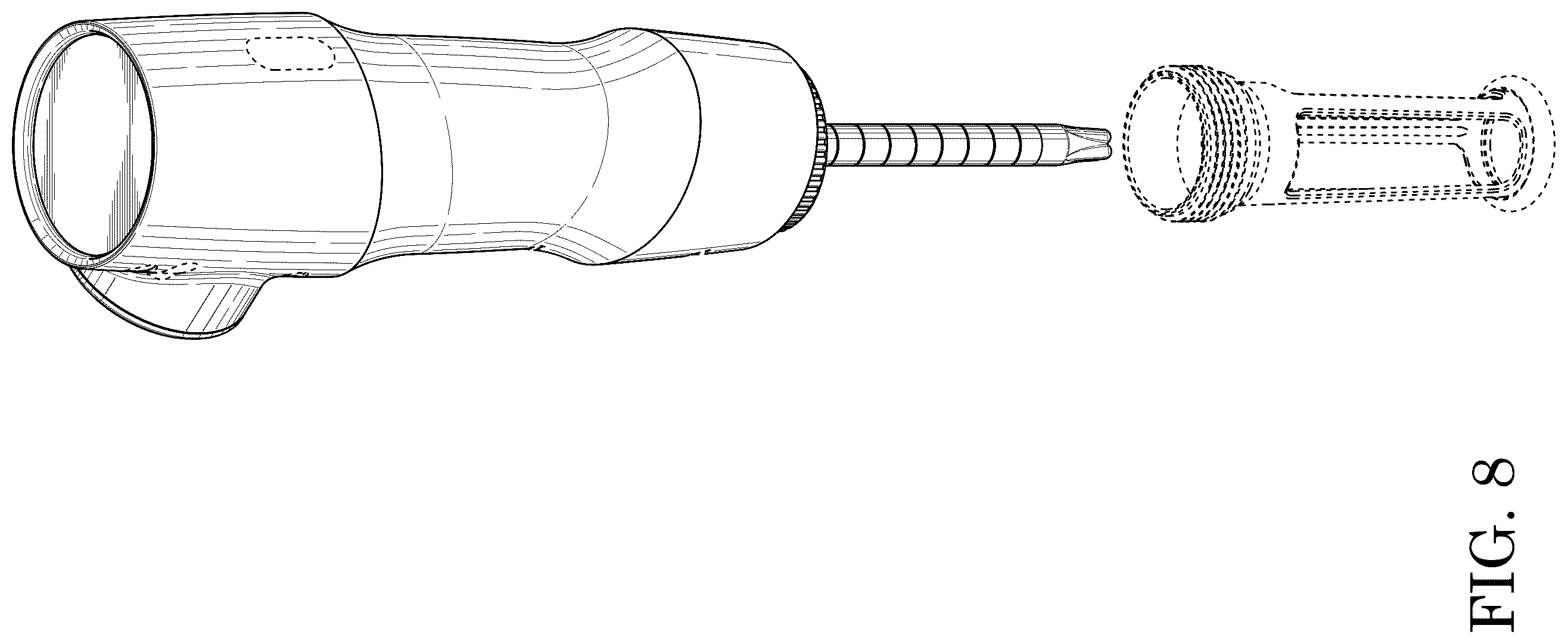 Patent USD1124372 Figure 8 – Handheld impulse treatment device
