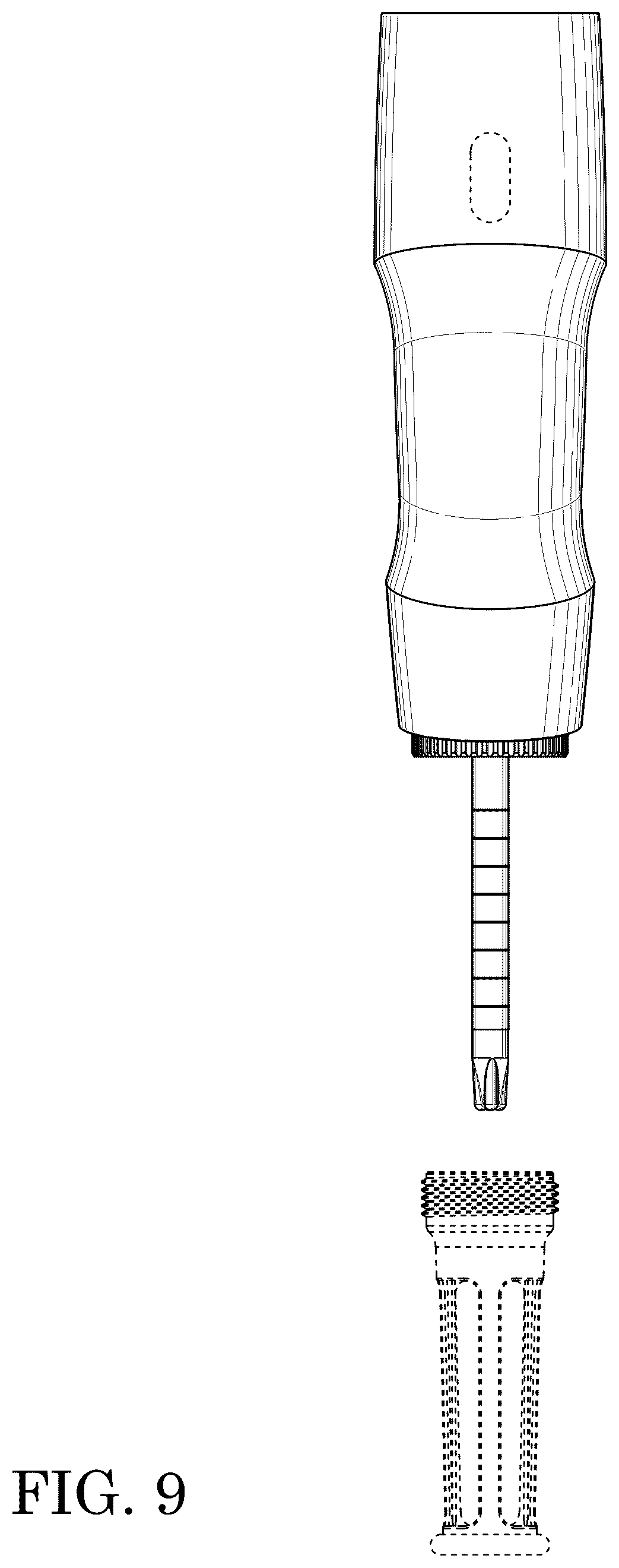 Patent USD1124372 Figure 9 – Handheld impulse treatment device