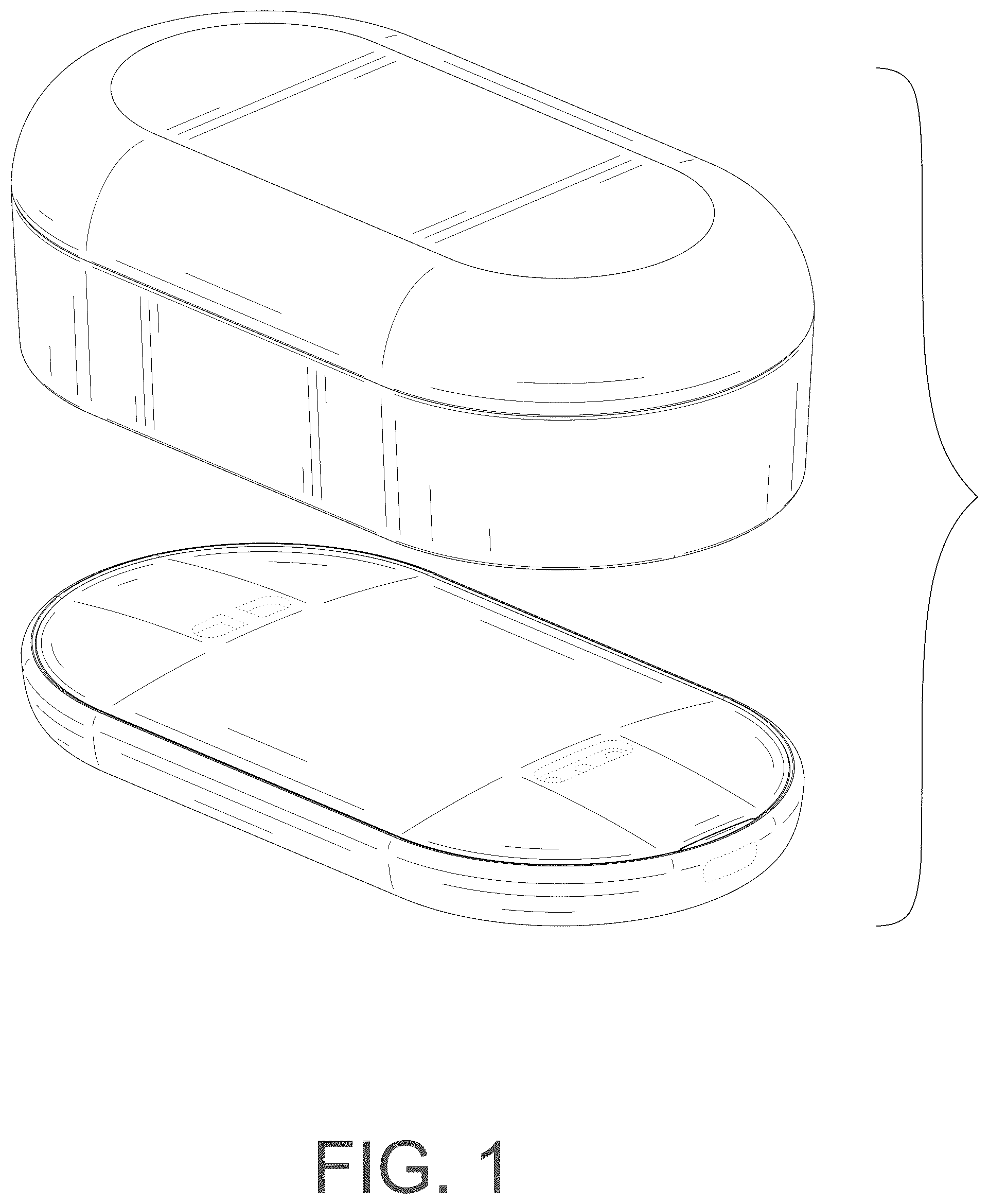 Patent USD1124374 Figure 1 – Controller kit for TENS and EMS