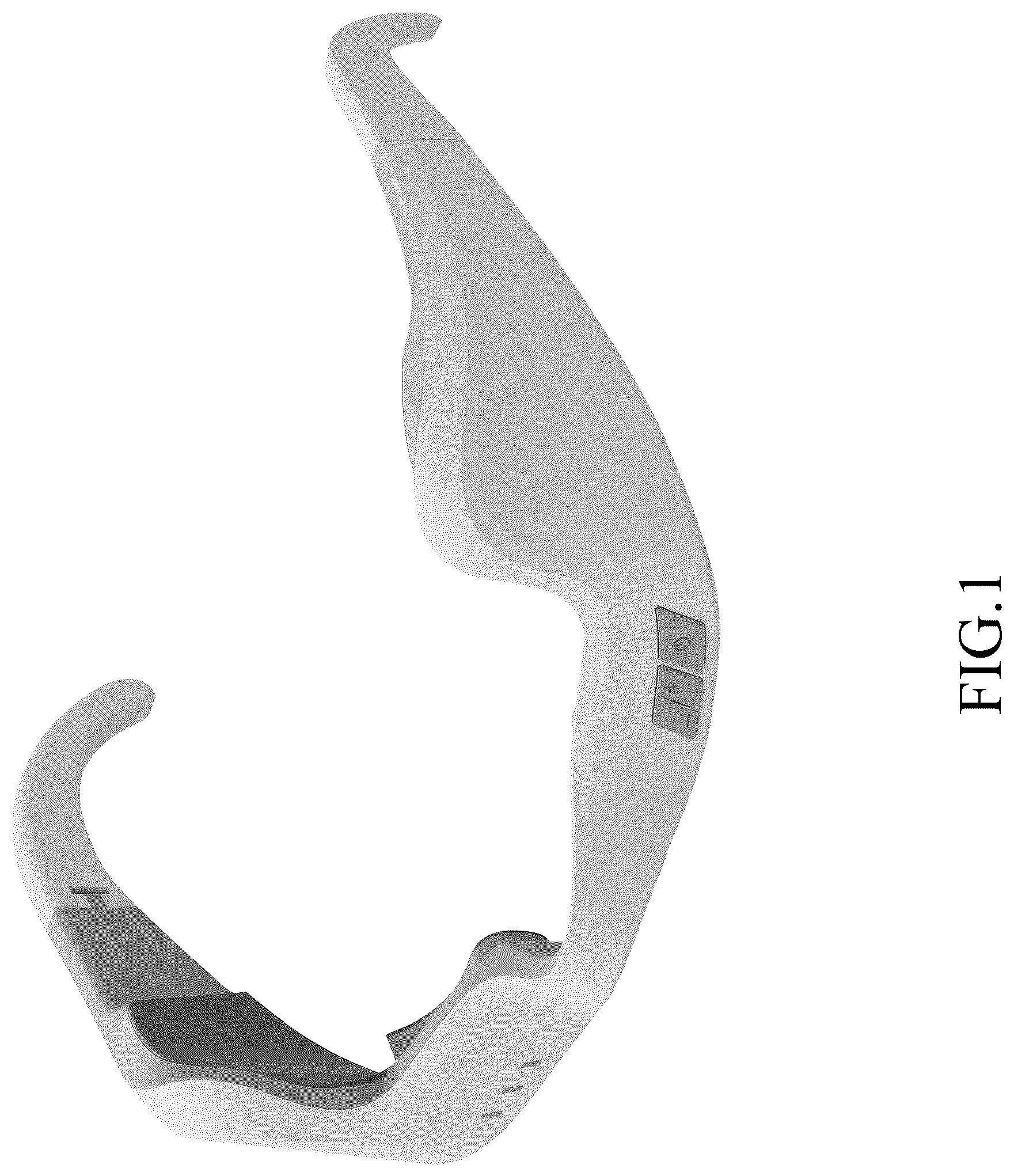 Patent USD1124375 — Eye bag care device — Figure 1