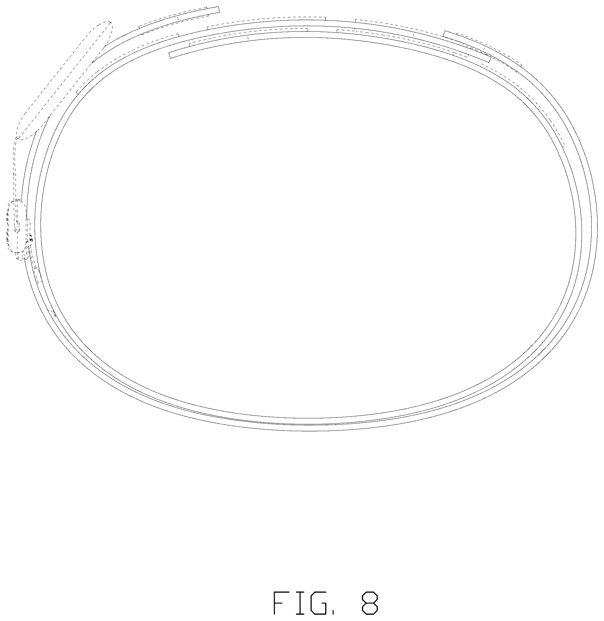 Patent USD1124379 Figure 8 – Heating pad for lumbar