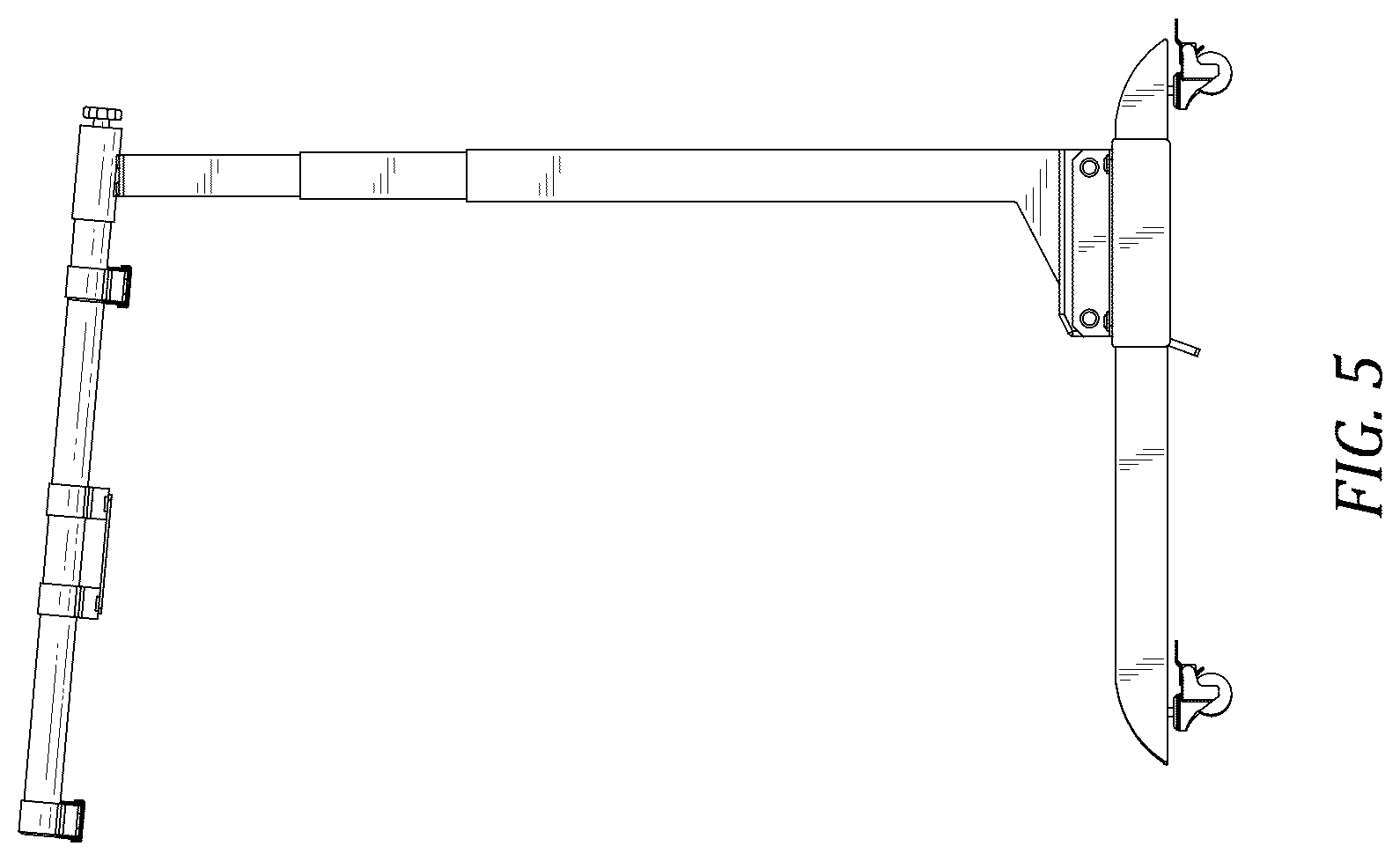 Patent USD1124380 Figure 5 – Light therapy device stand