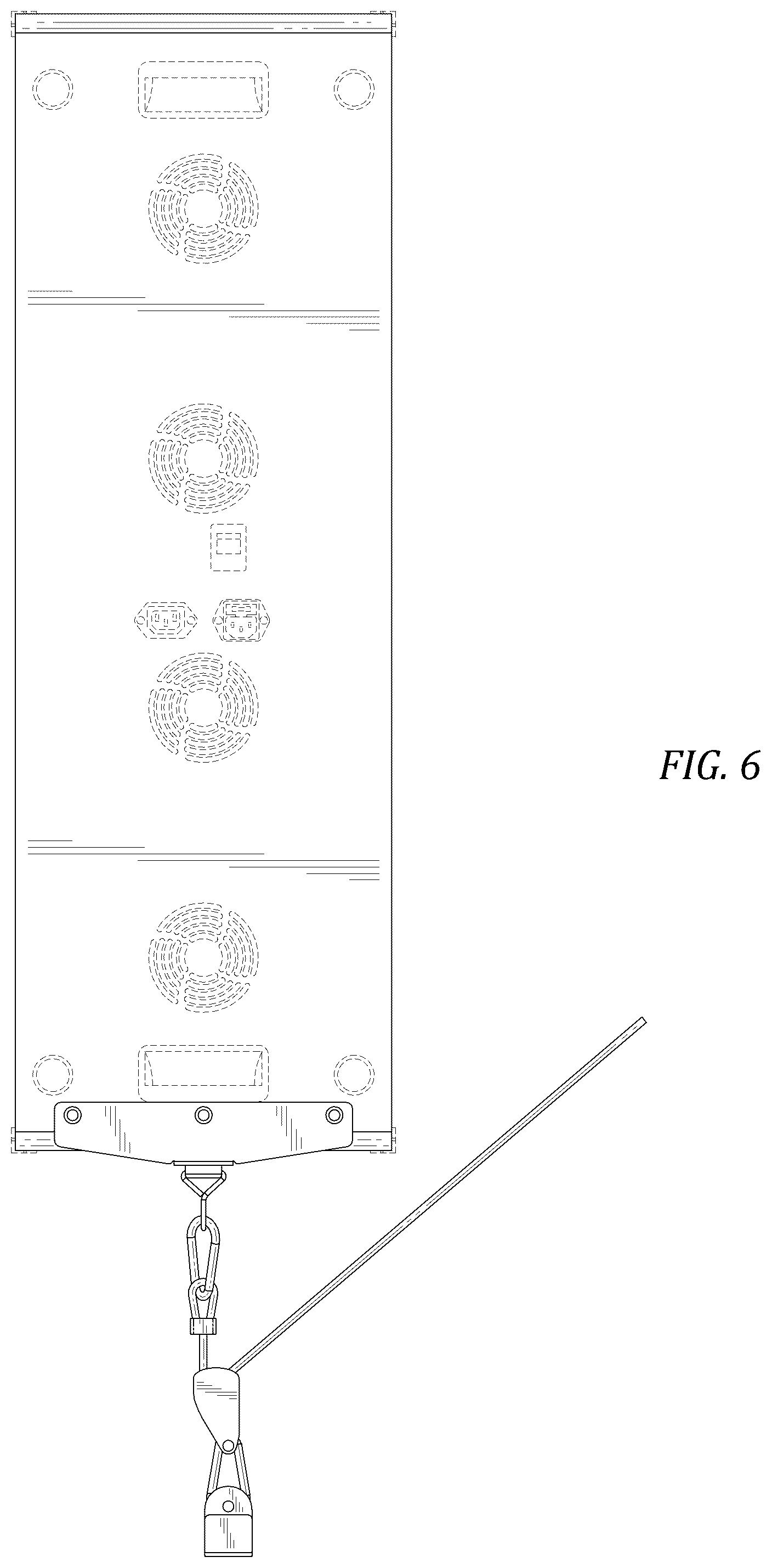 Patent USD1124381 Figure 3 – Light therapy device hanging system