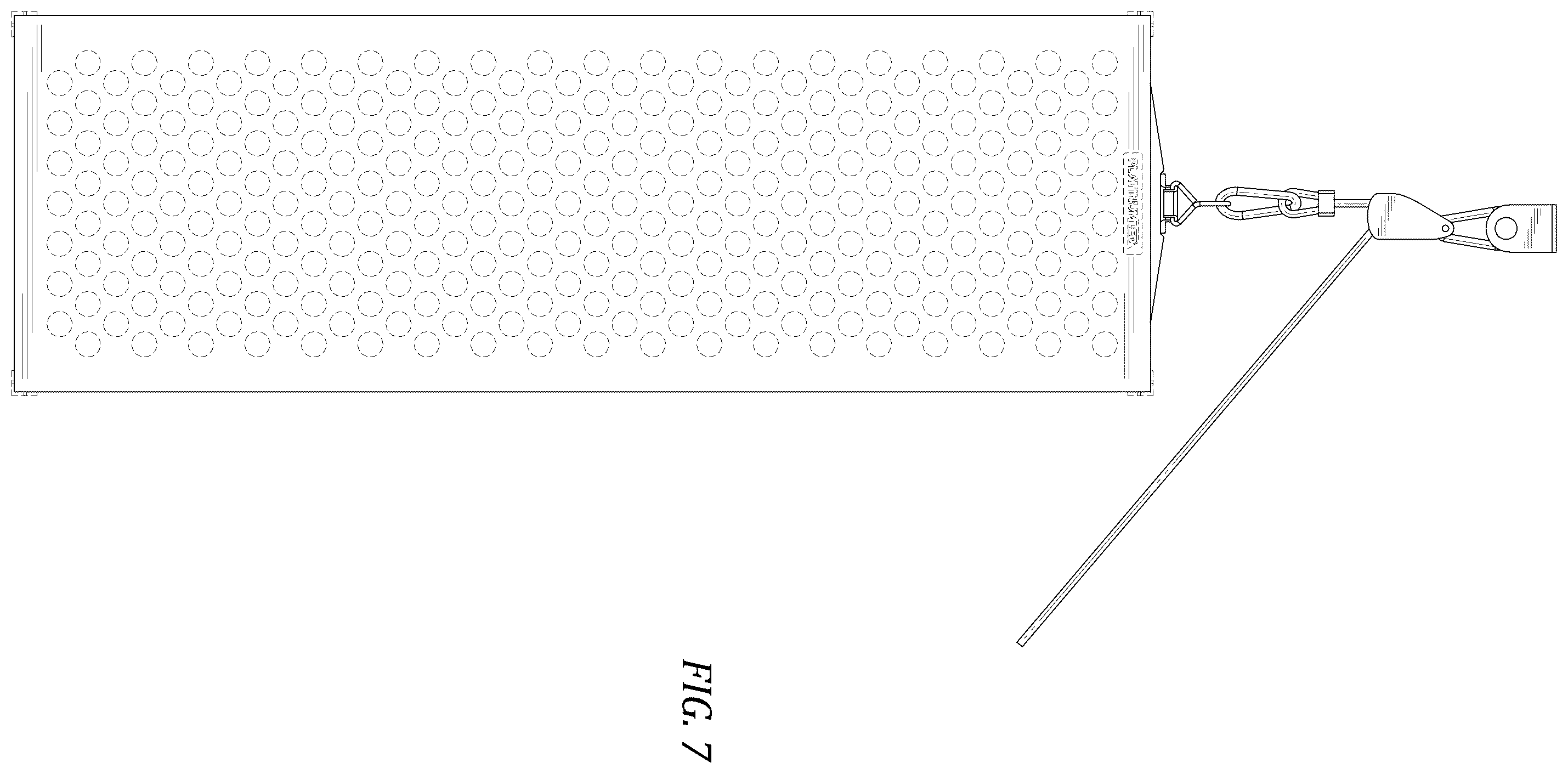 Patent USD1124381 Figure 4 – Light therapy device hanging system