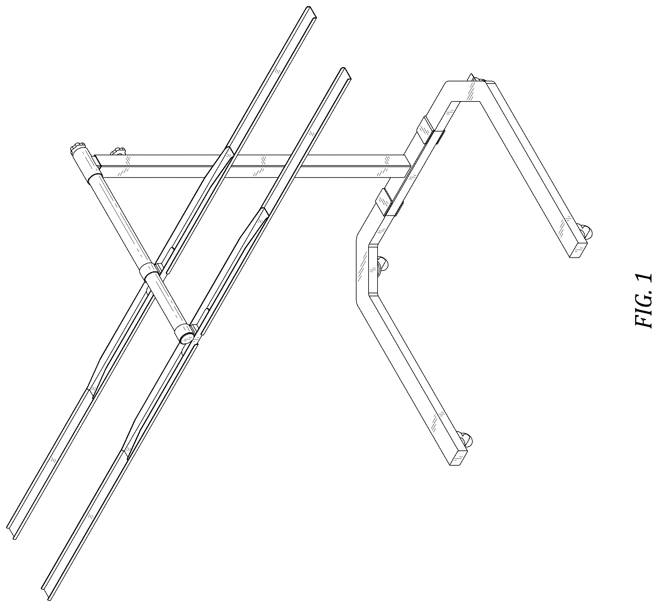 Patent USD1124382 Figure 1 – Light therapy device stand