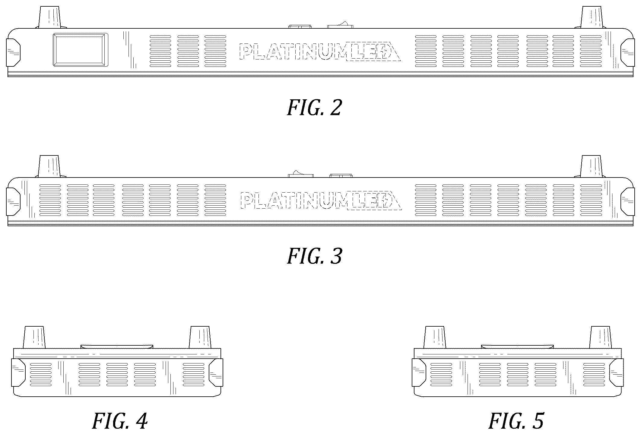 Patent USD1124383 Figure 2 – Light therapy device