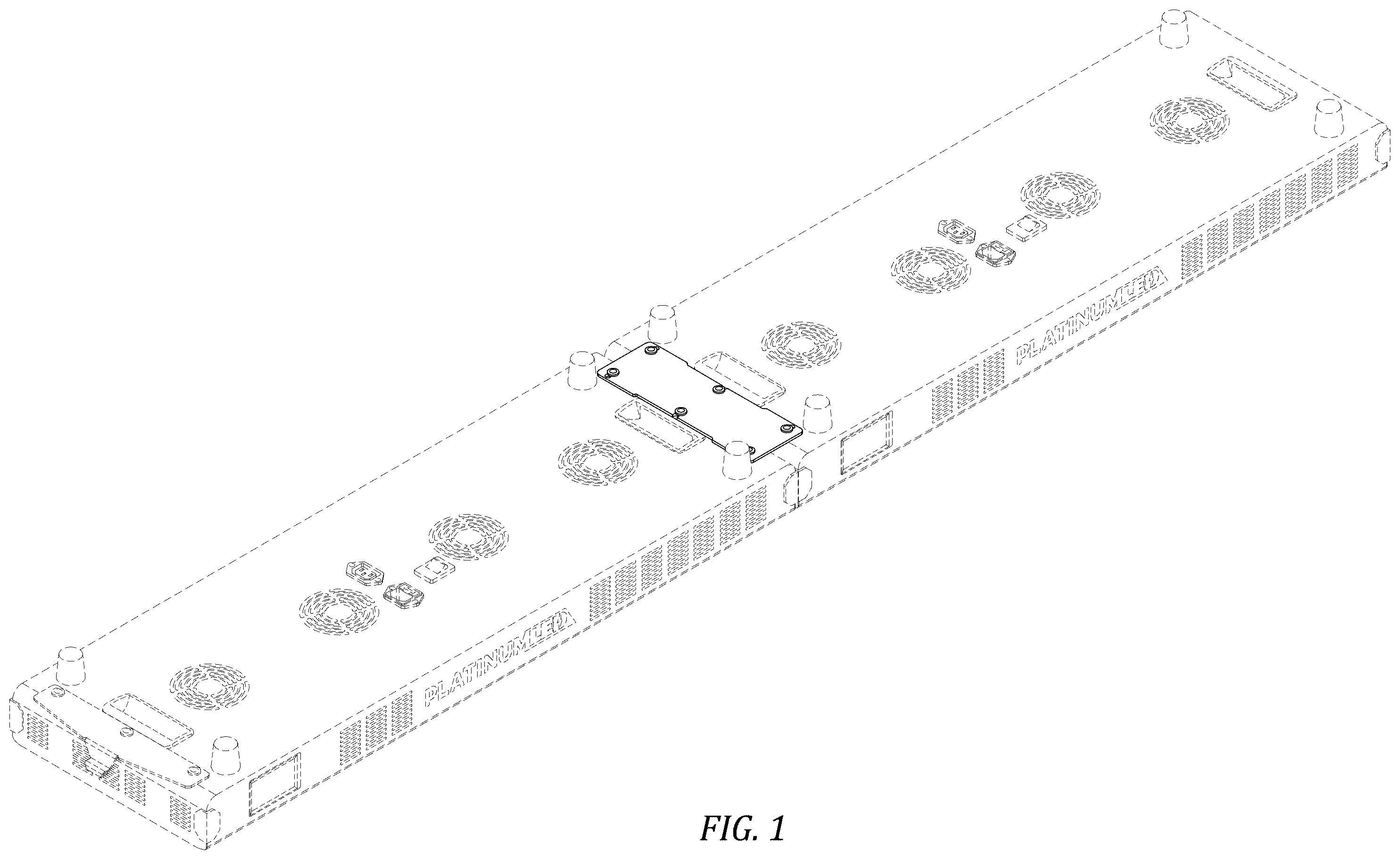Patent USD1124384 Figure 1 – Light therapy system