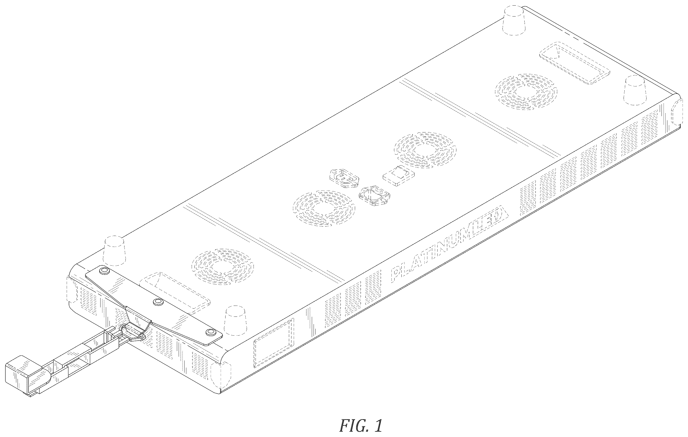 Patent USD1124385 Figure 1 – Light therapy device hanging system