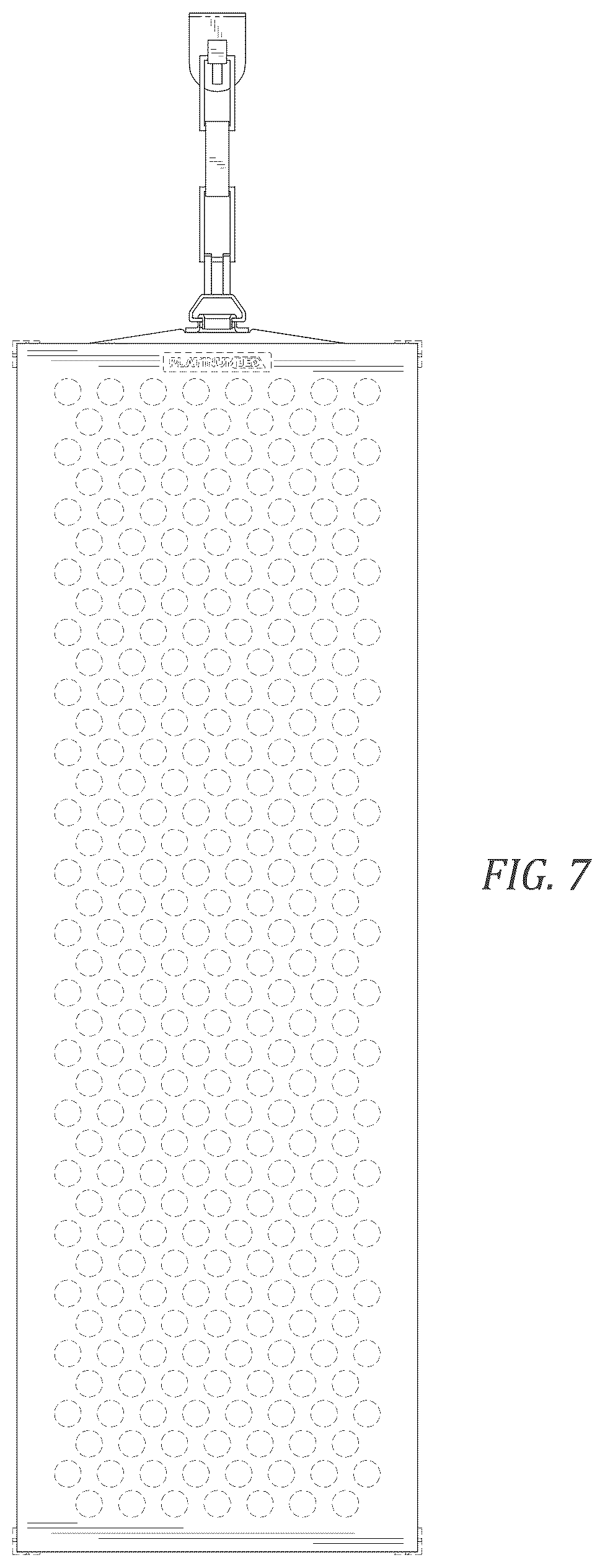 Patent USD1124385 Figure 4 – Light therapy device hanging system