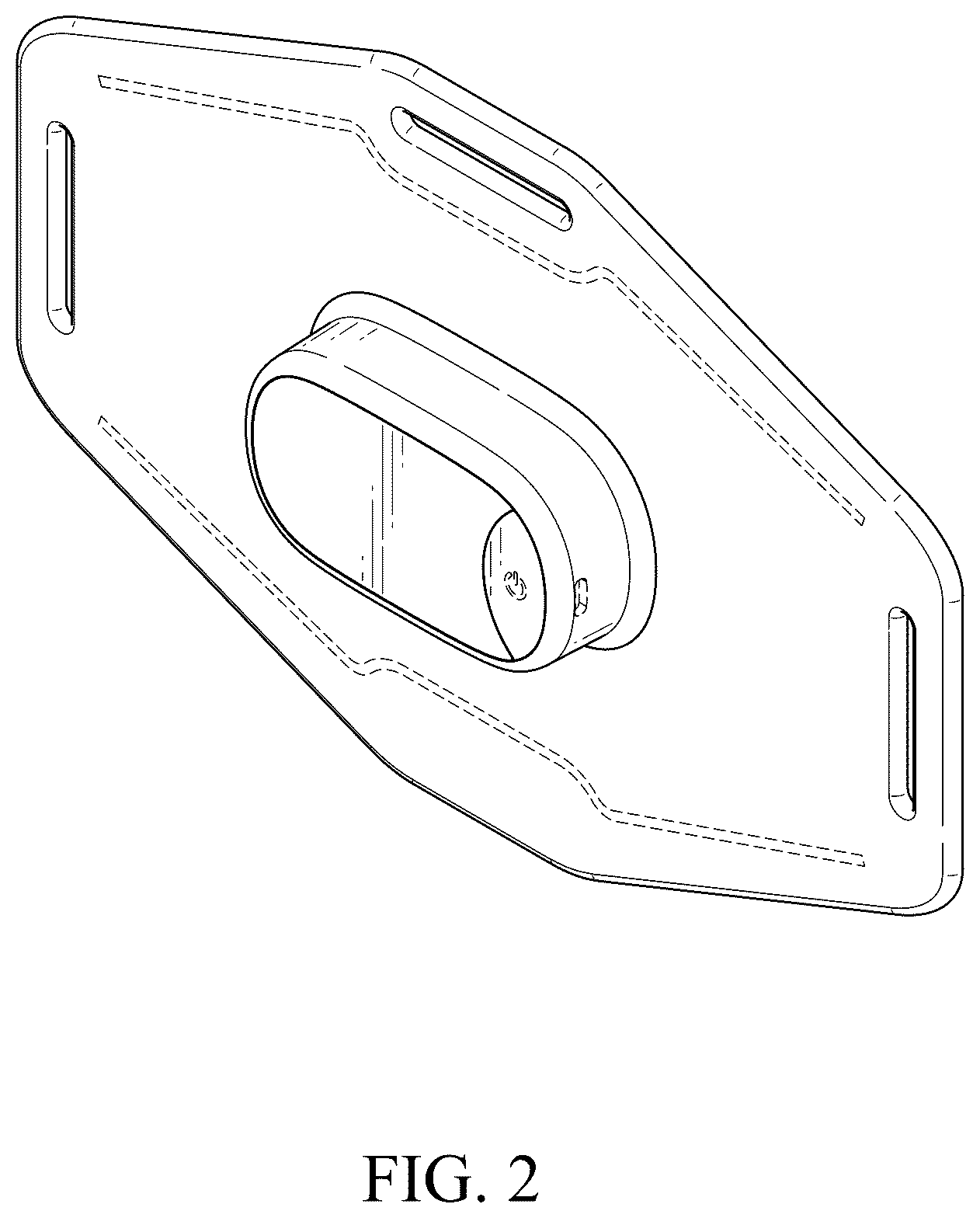 Patent USD1124386 Figure 2 – Therapeutic pad