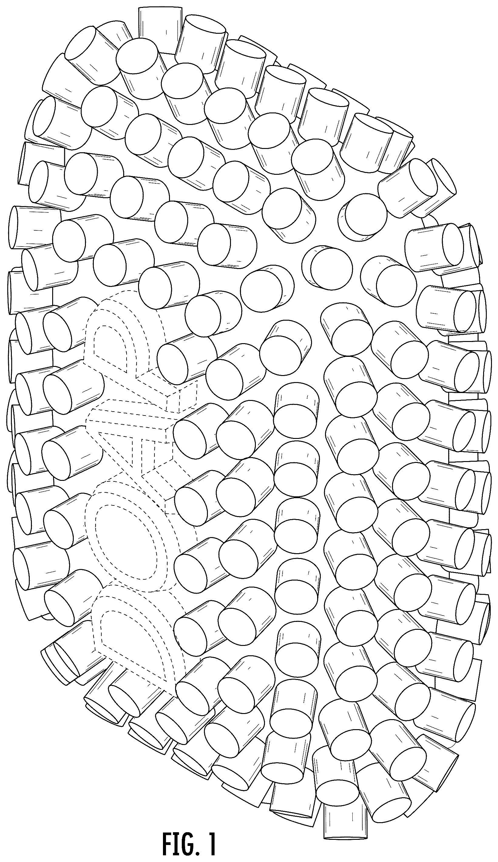 Patent USD1124387 Figure 1 – Scrubber device