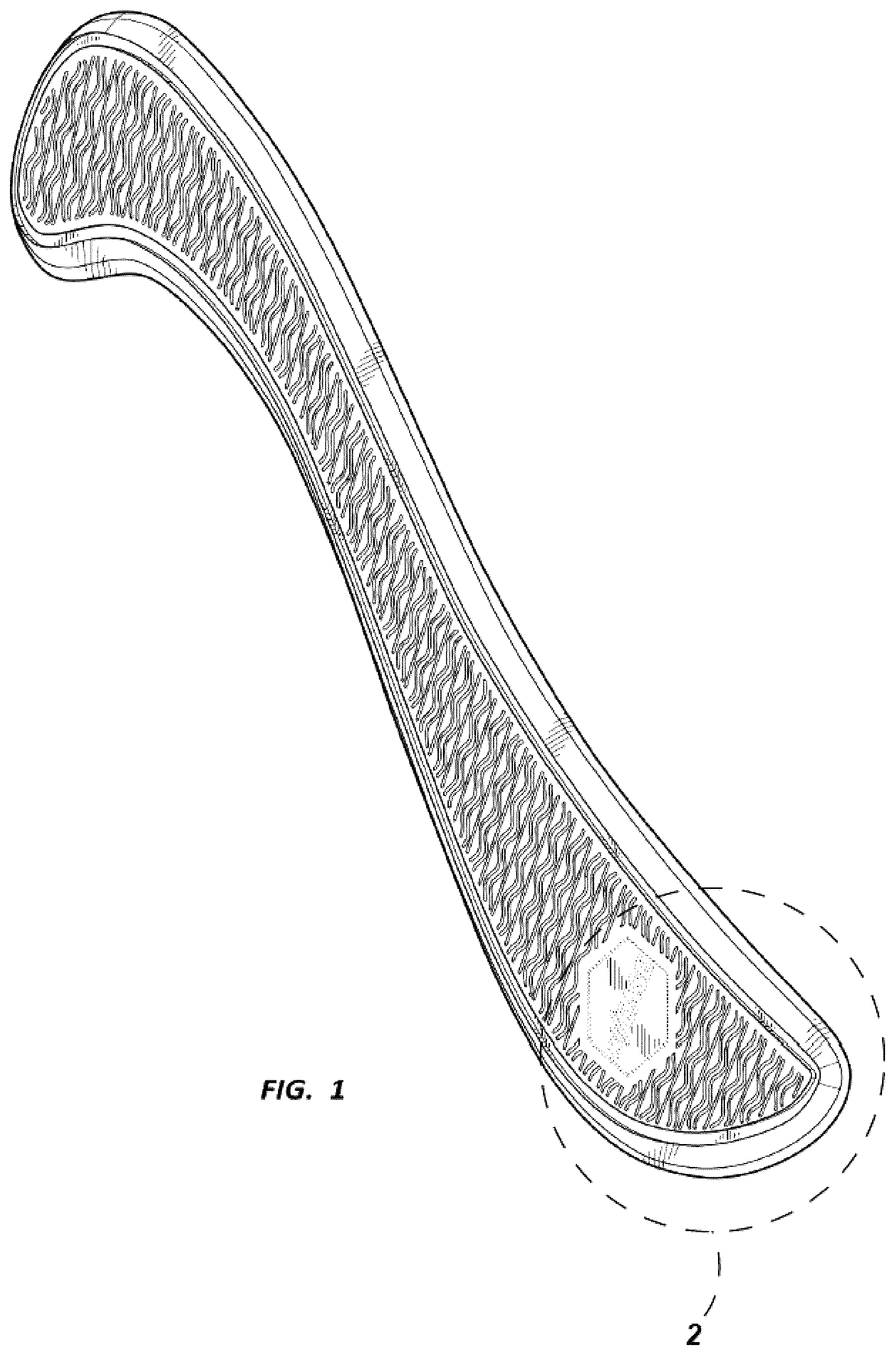 Patent USD1124388 — Muscle scraping tool — Figure 1