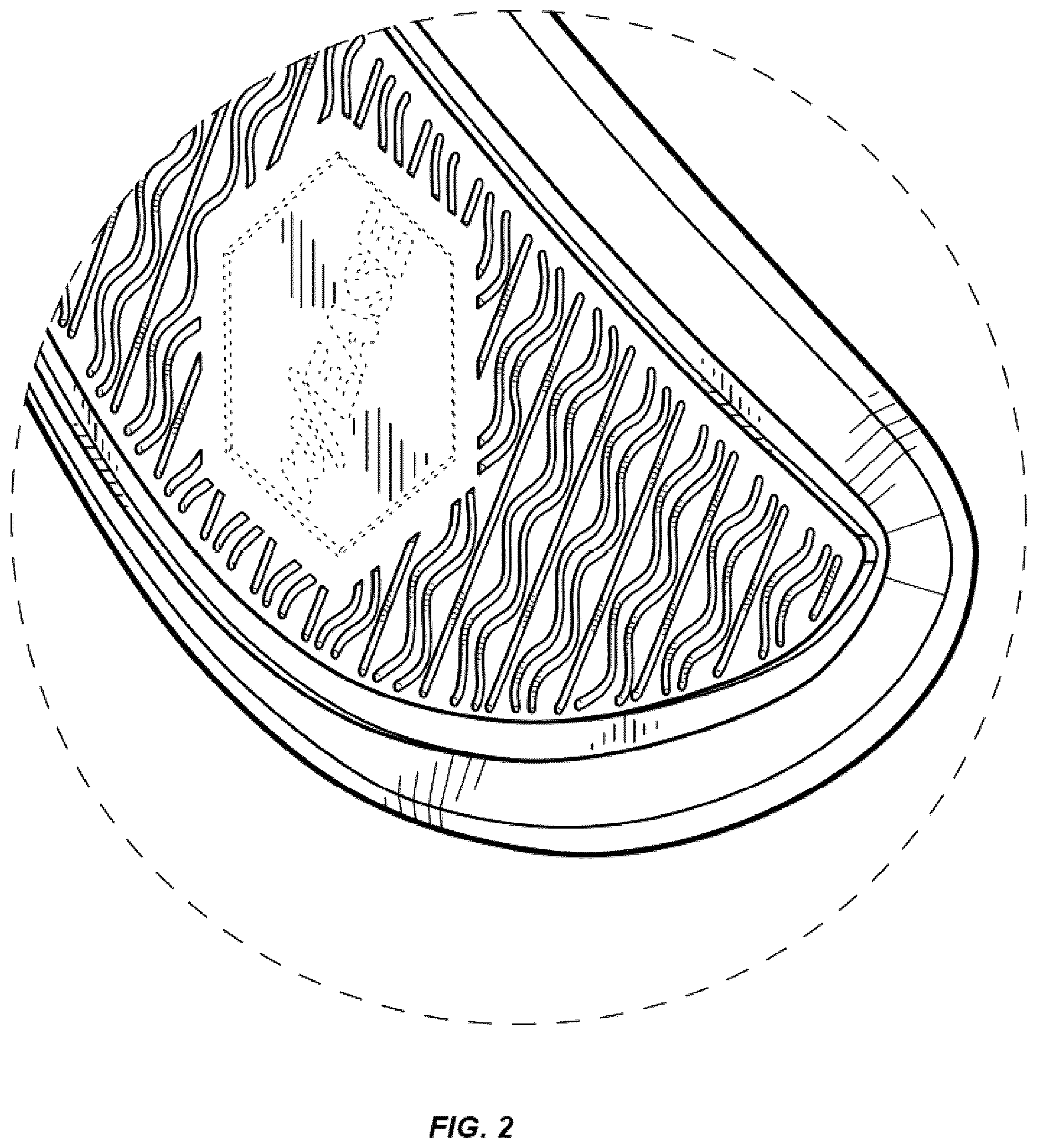 Patent USD1124388 Figure 2 – Muscle scraping tool