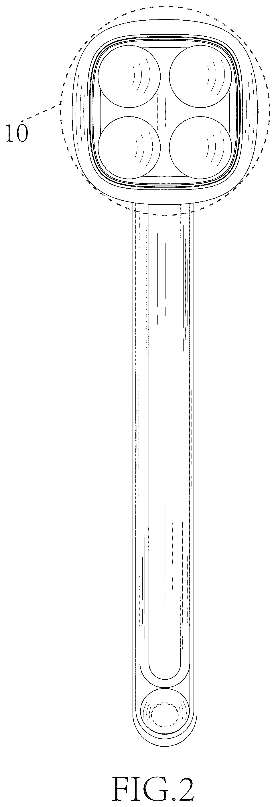 Patent USD1124389 Figure 2 – Handheld massager