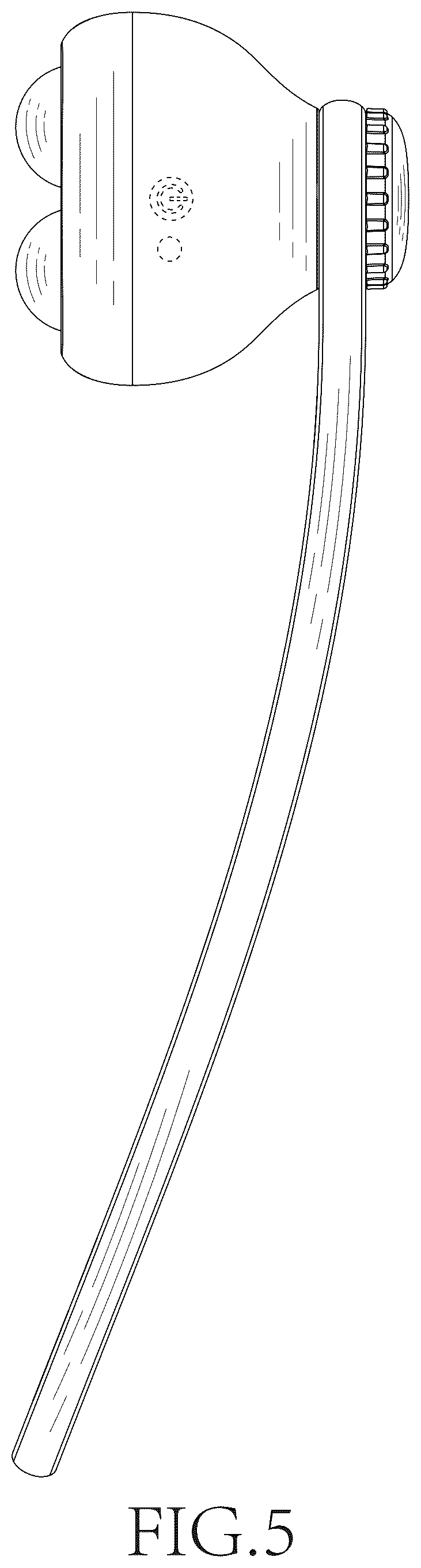 Patent USD1124389 Figure 5 – Handheld massager