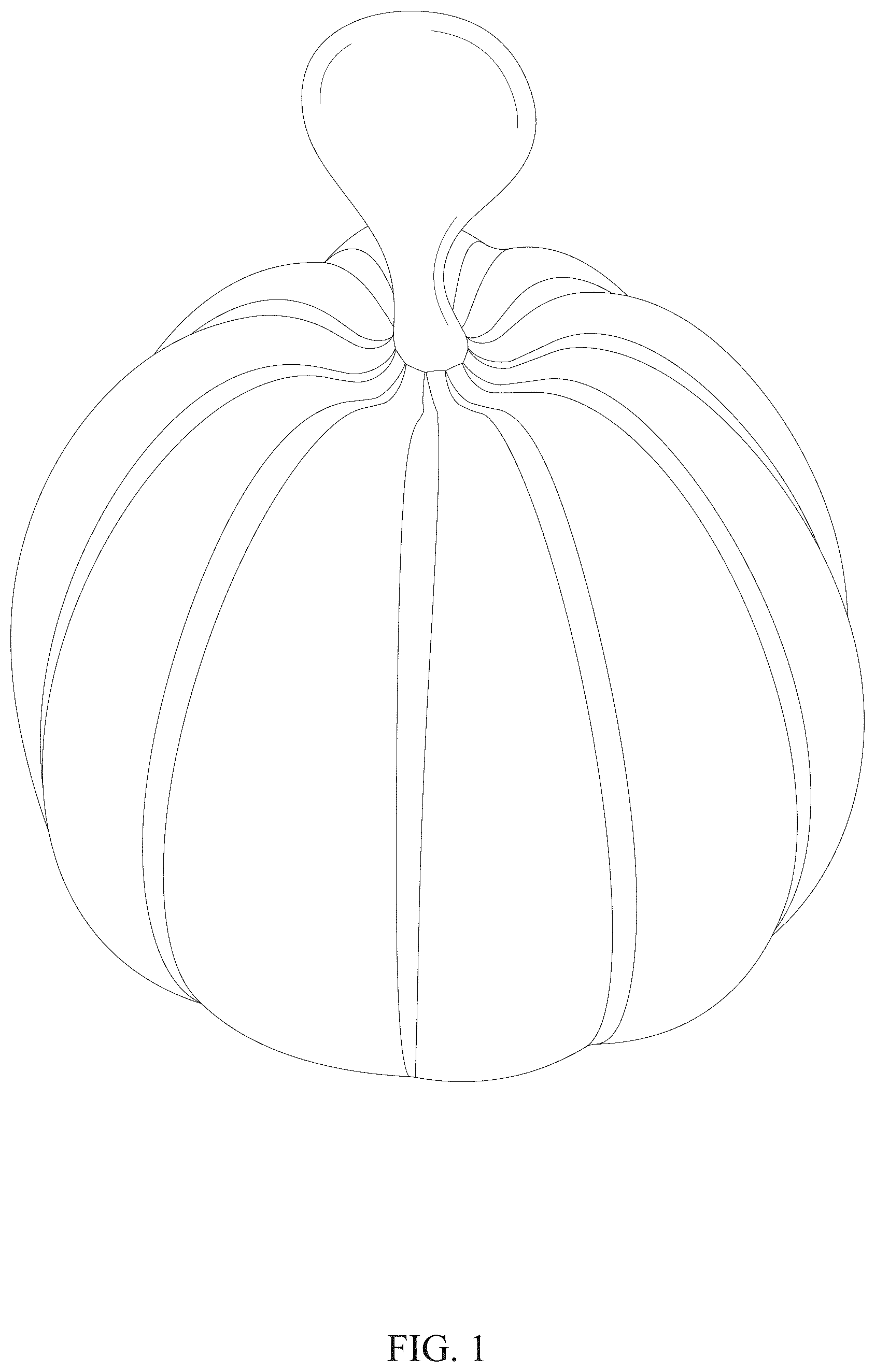 Patent USD1124391 — Pumpkin-shaped massager — Figure 1