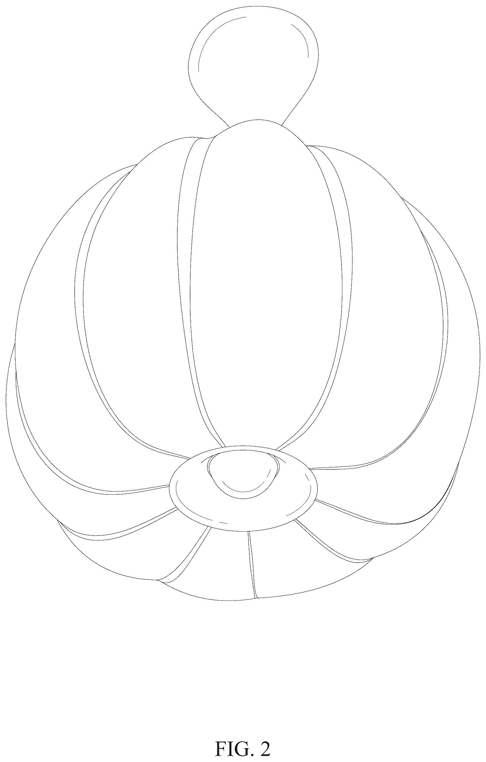 Patent USD1124391 Figure 2 – Pumpkin-shaped massager