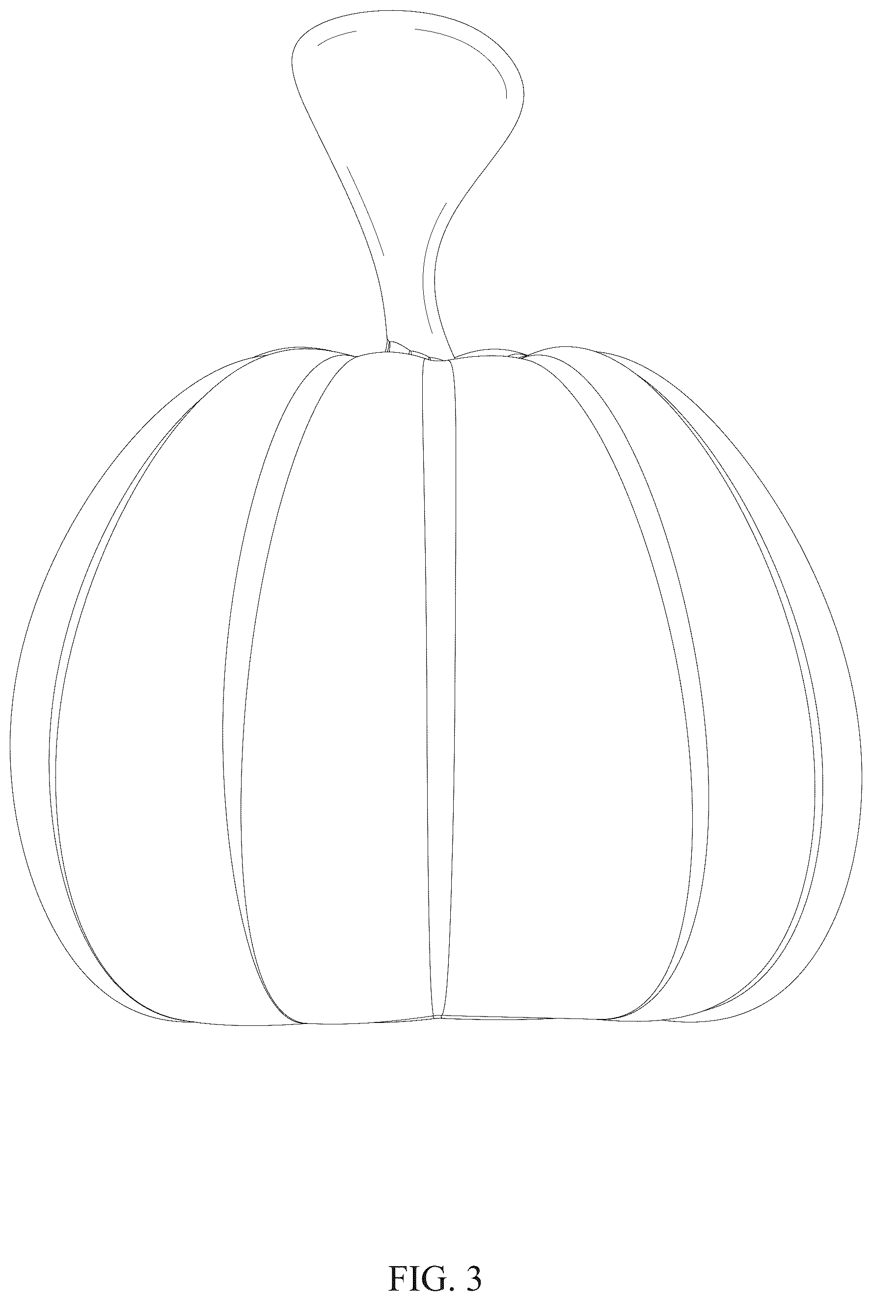 Patent USD1124391 Figure 3 – Pumpkin-shaped massager