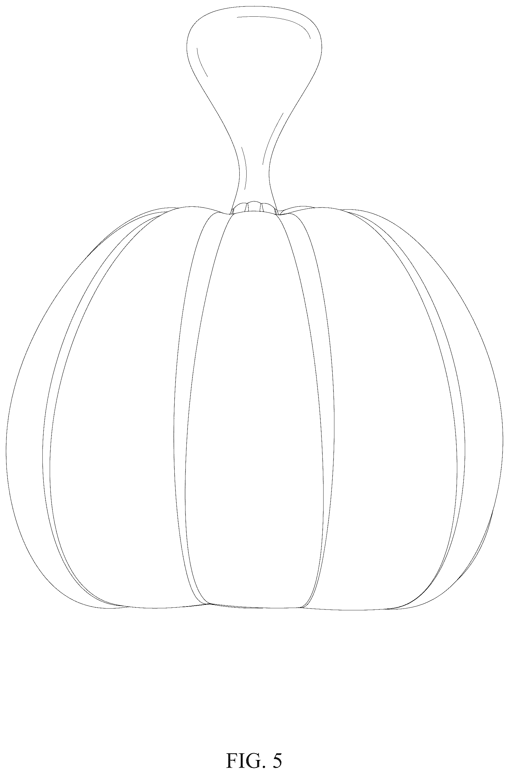 Patent USD1124391 Figure 5 – Pumpkin-shaped massager