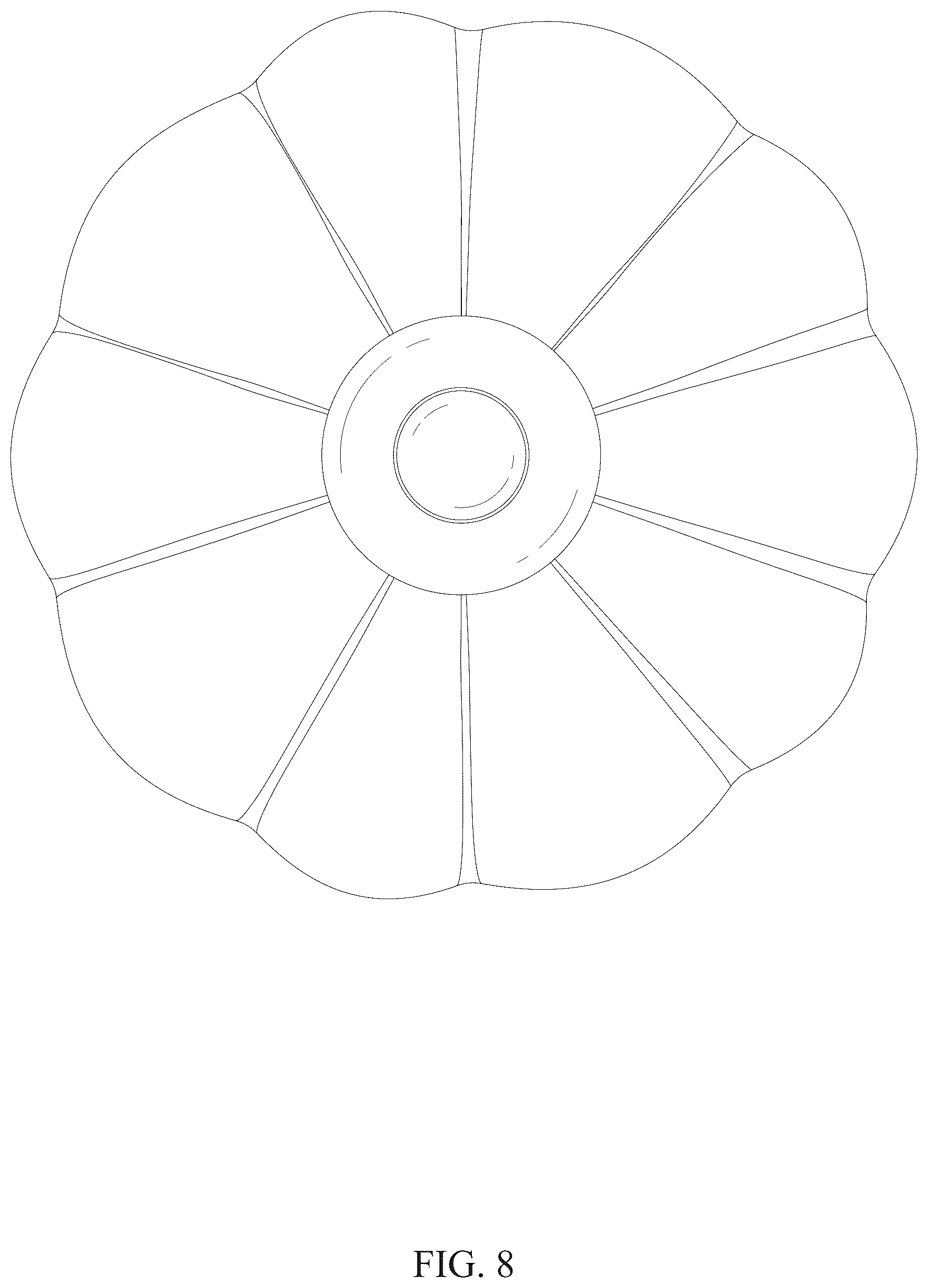Patent USD1124391 Figure 8 – Pumpkin-shaped massager