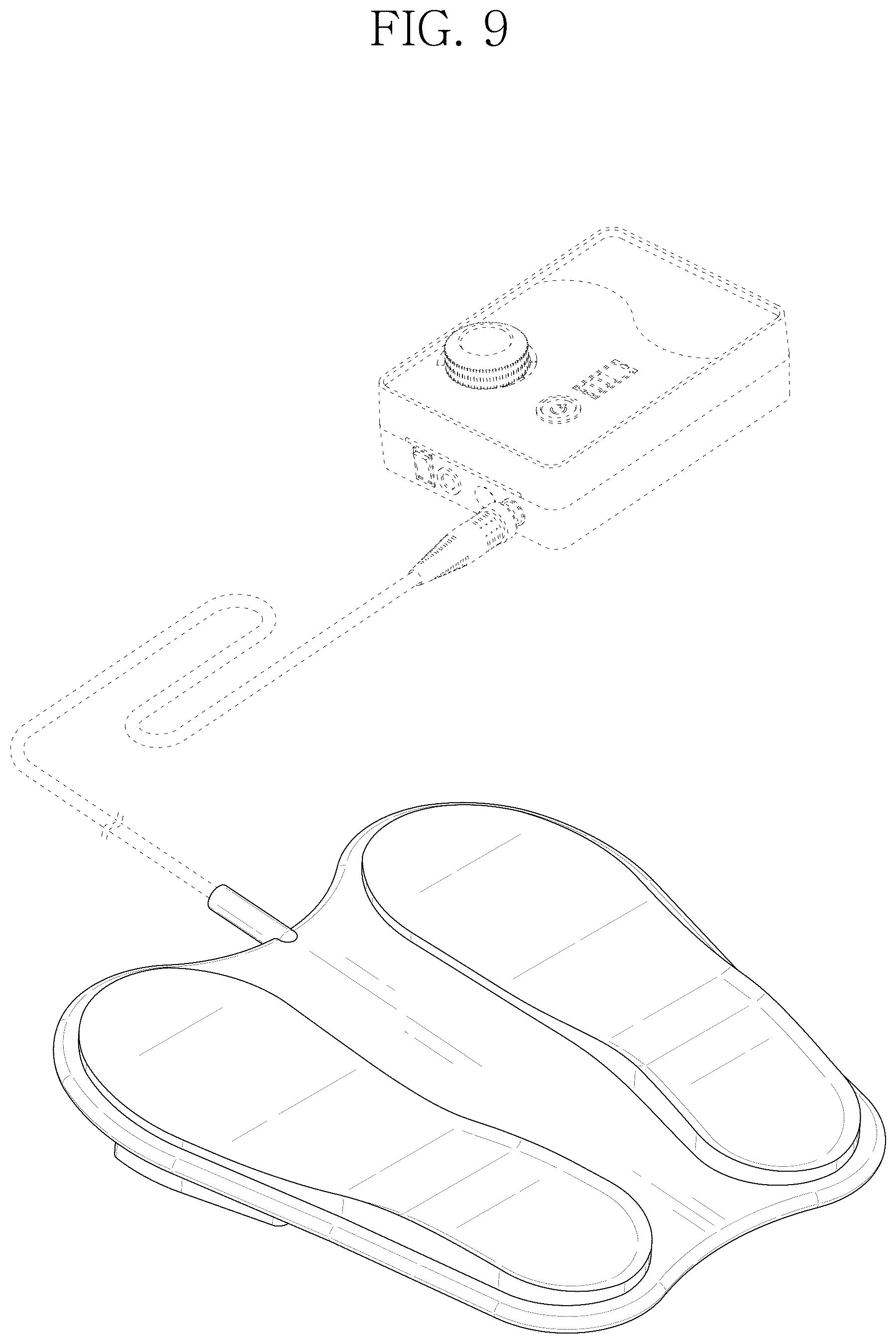 Patent USD1124393 Figure 9 – Low-frequency massager