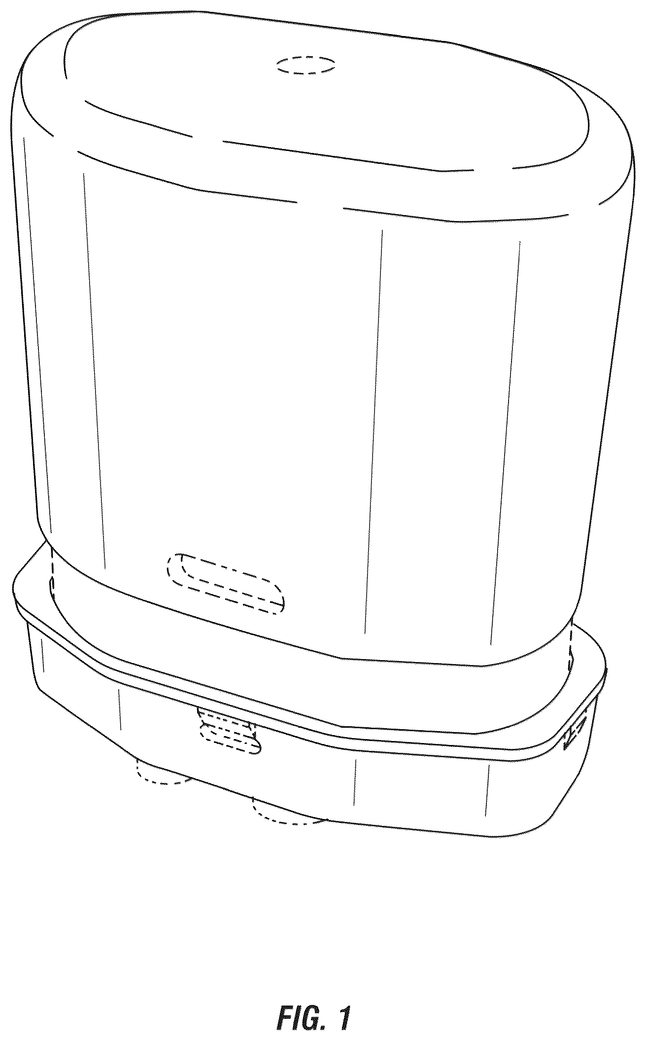 Patent USD1124395 Figure 1 – Sample collection device
