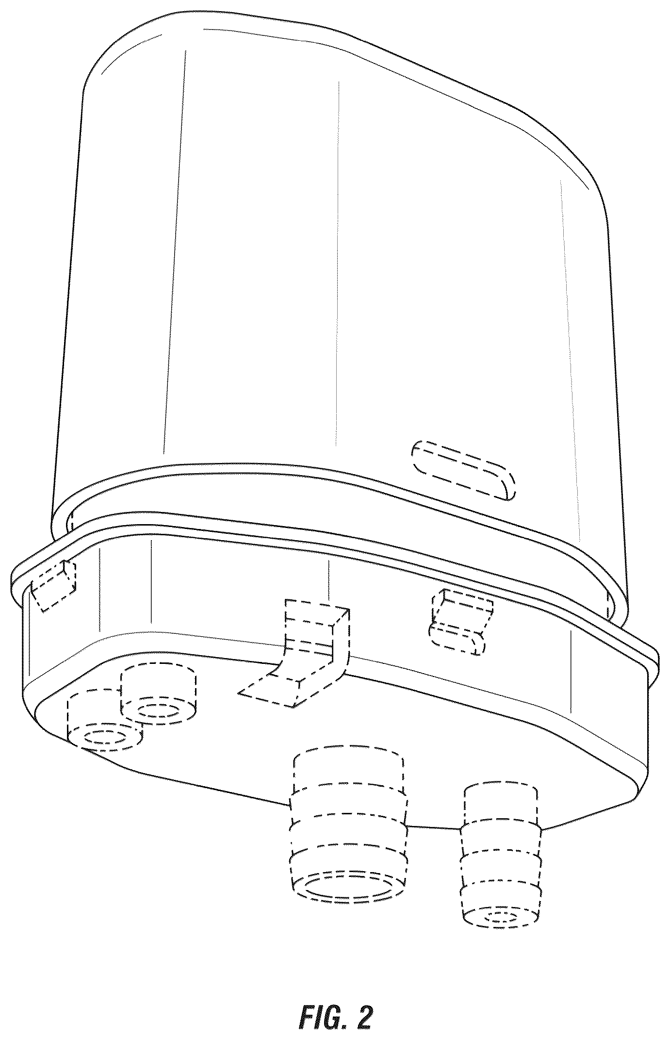 Patent USD1124395 Figure 2 – Sample collection device