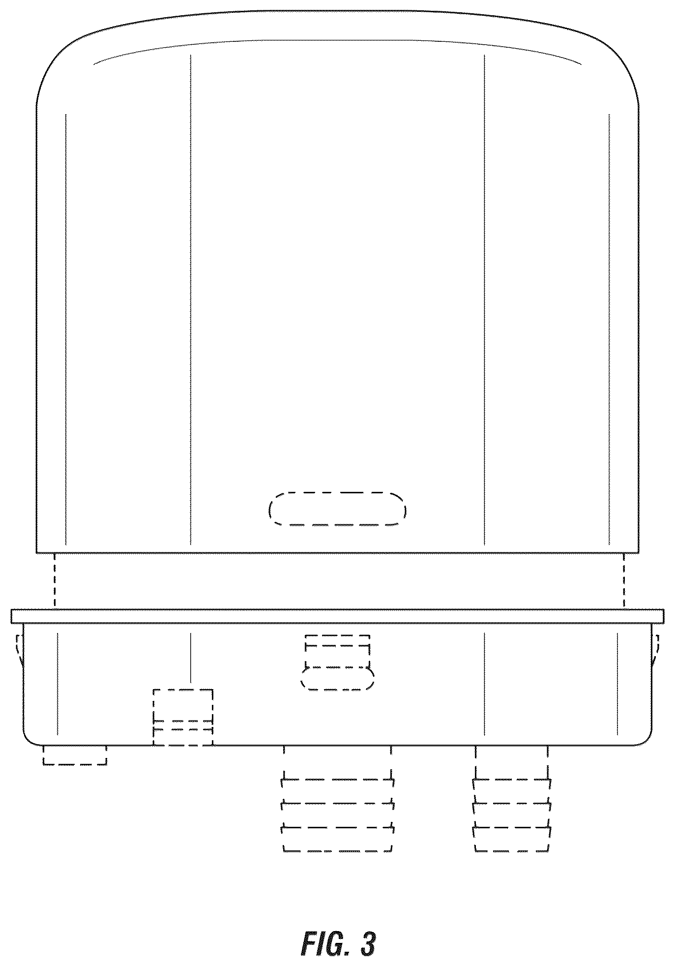 Patent USD1124395 Figure 3 – Sample collection device