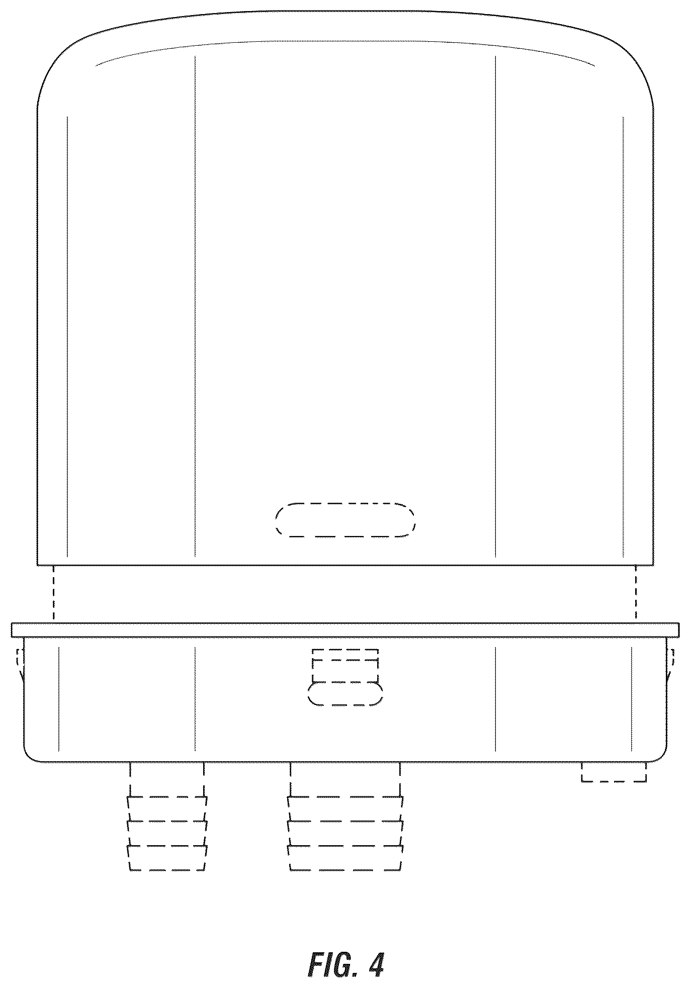 Patent USD1124395 Figure 4 – Sample collection device