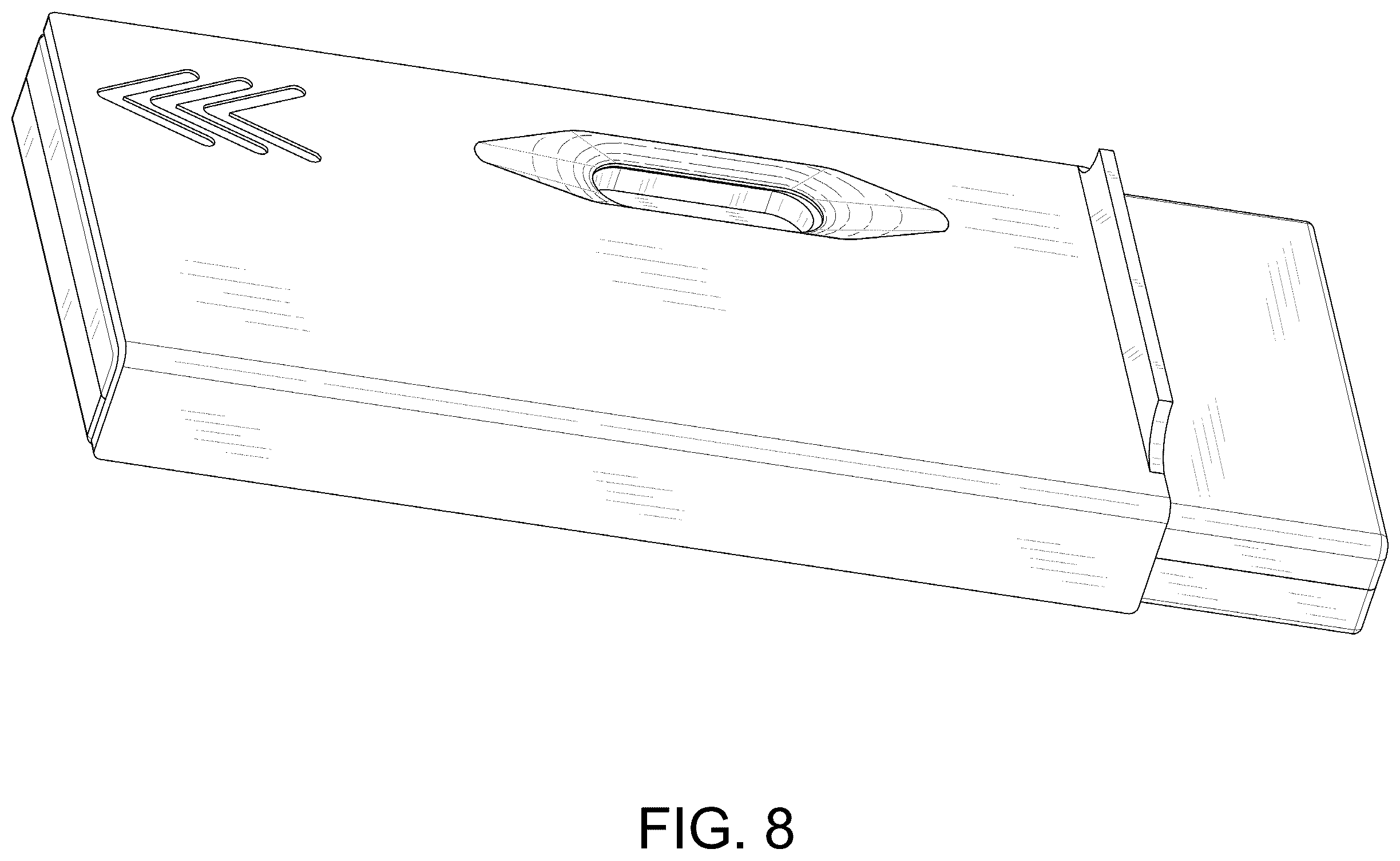 Patent USD1124401 Figure 8 – Sample test card