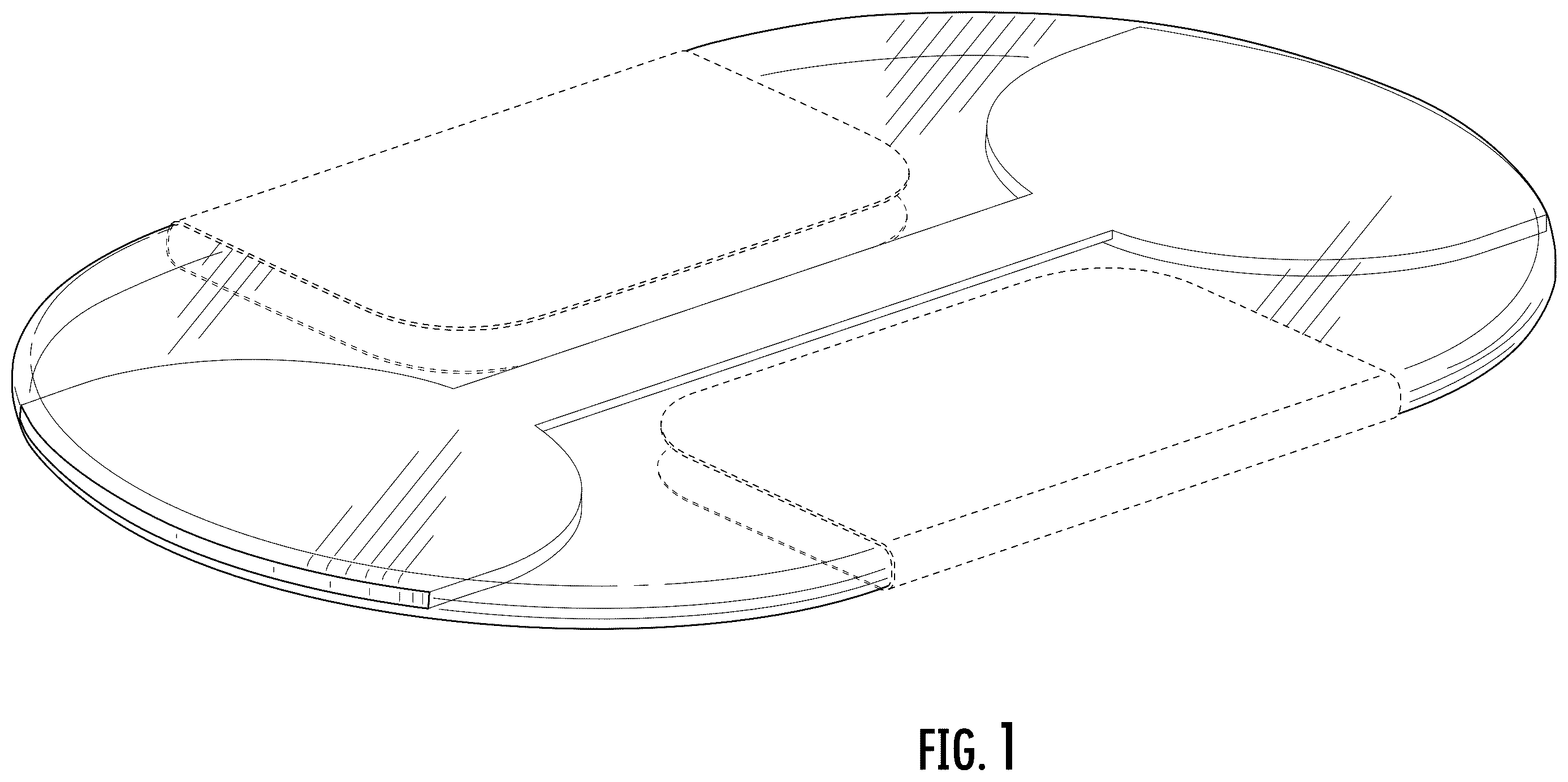 Patent USD1124403 Figure 1 – Capillary effluent capture slide
